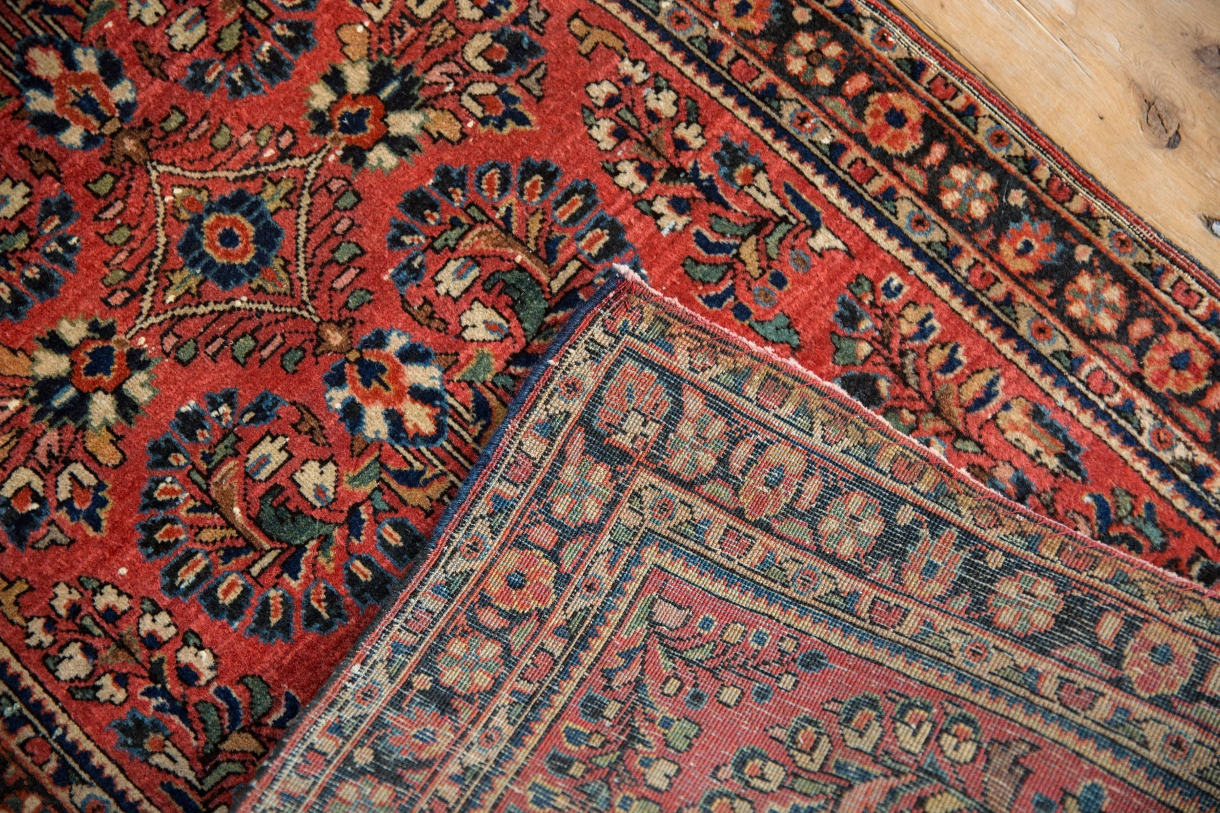 2x4.5 Vintage German Sarouk Rug Runner - Image 8