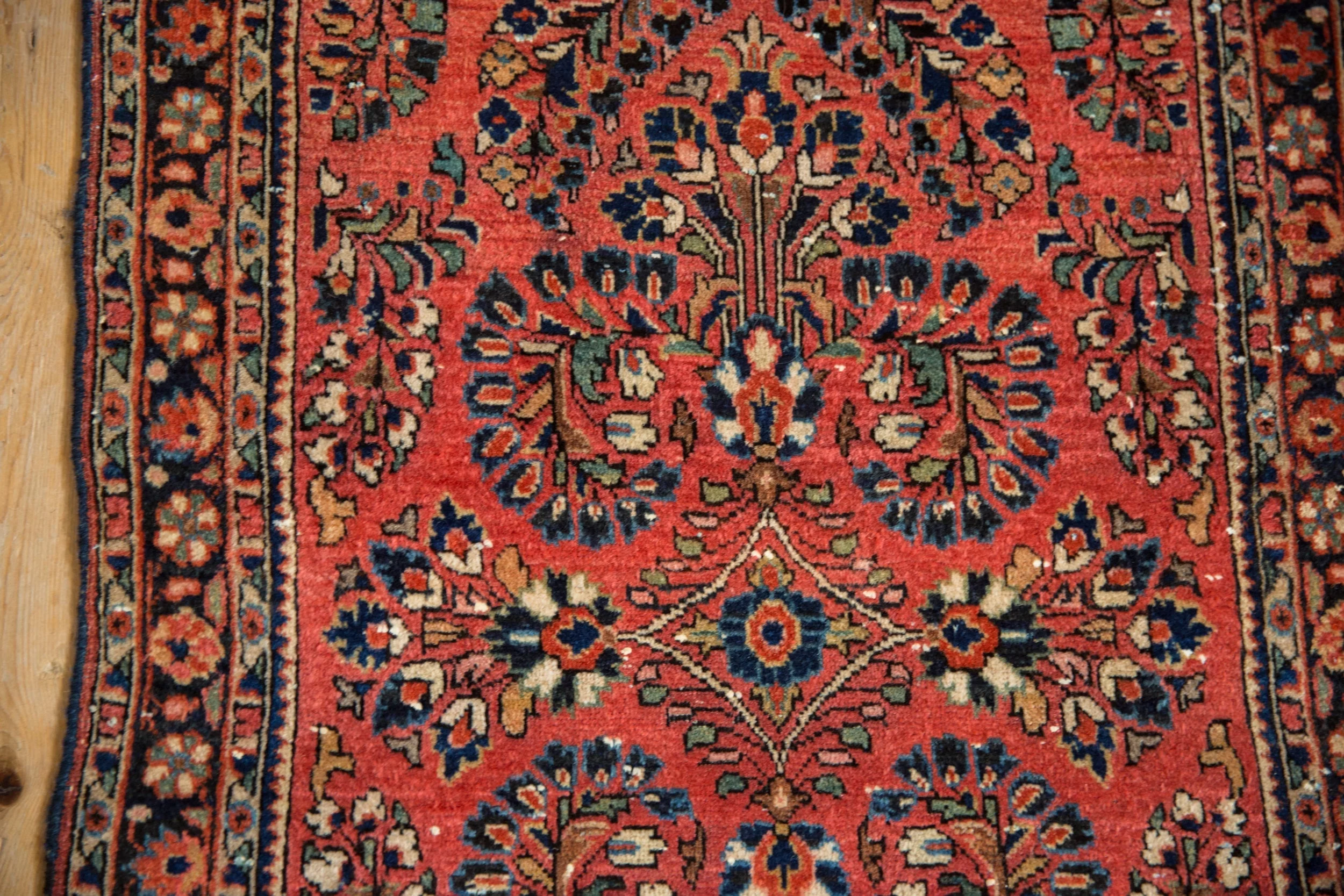 2x4.5 Vintage German Sarouk Rug Runner - Image 9