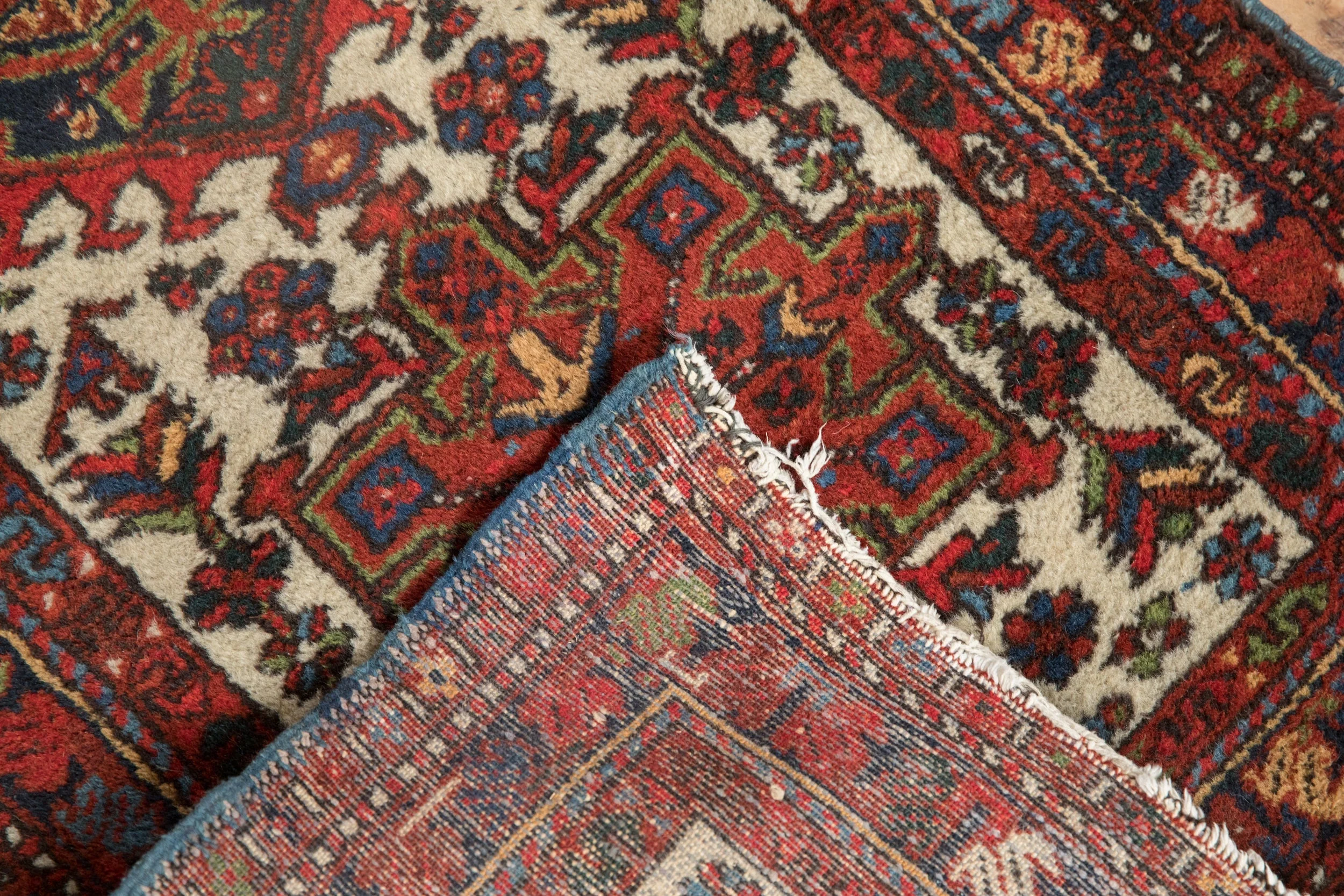 2x4.5 Vintage Karaja Rug Runner - Image 10