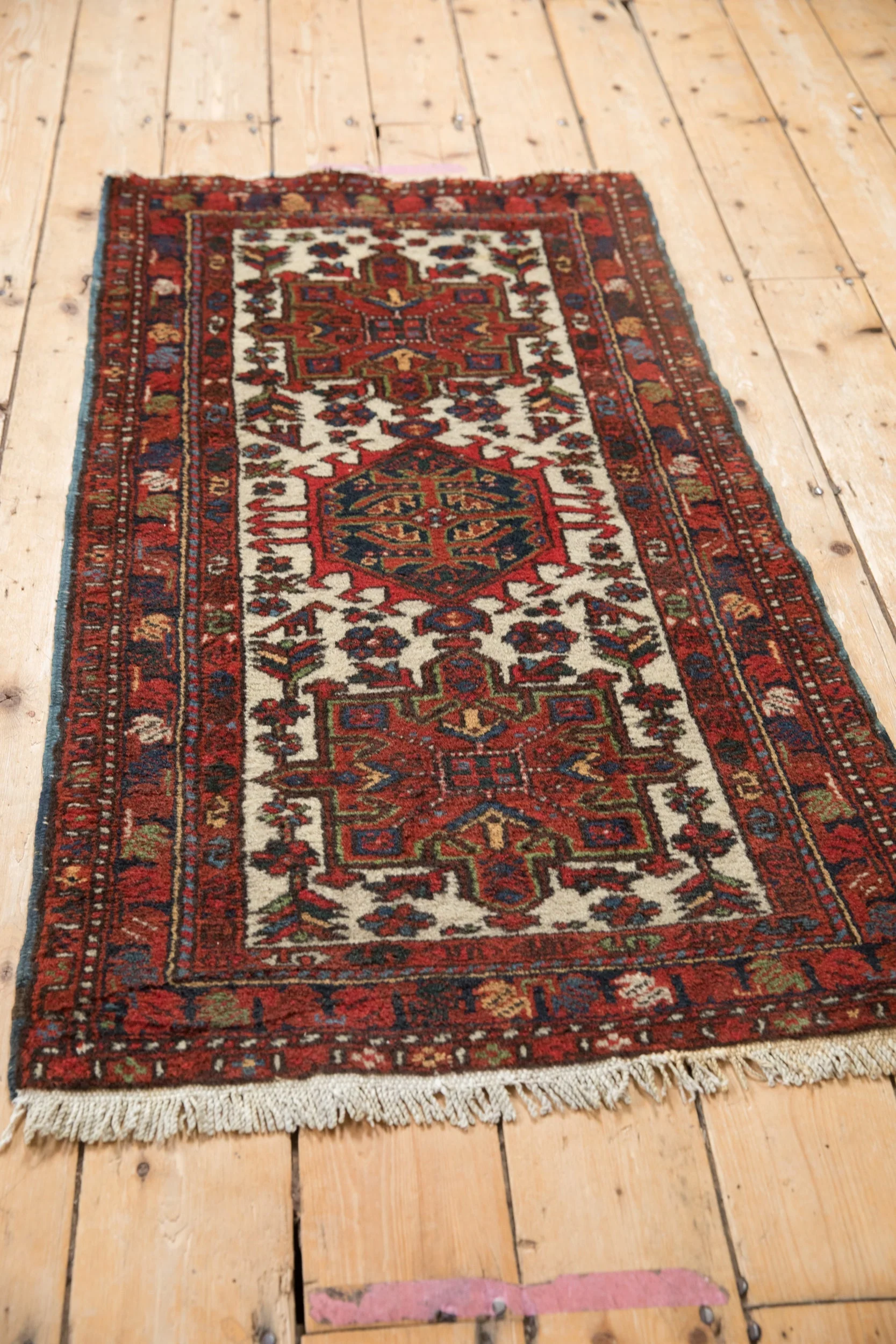 2x4.5 Vintage Karaja Rug Runner - Image 5