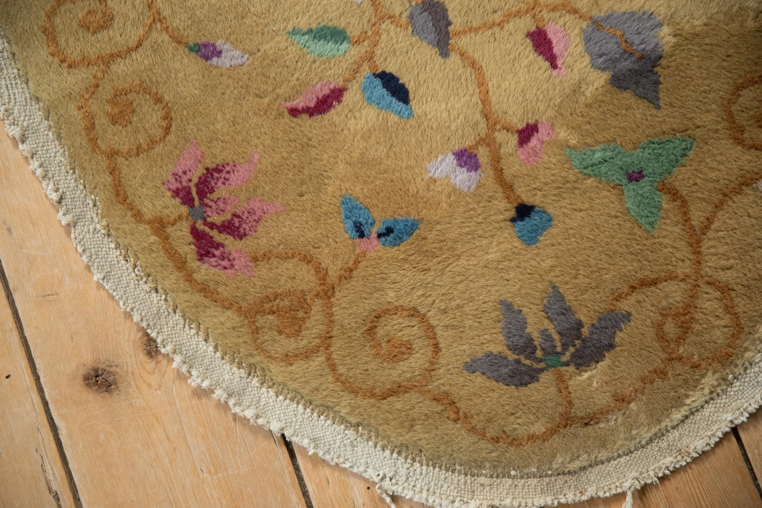 2x4 Antique Art Deco Rug Runner - Image 6