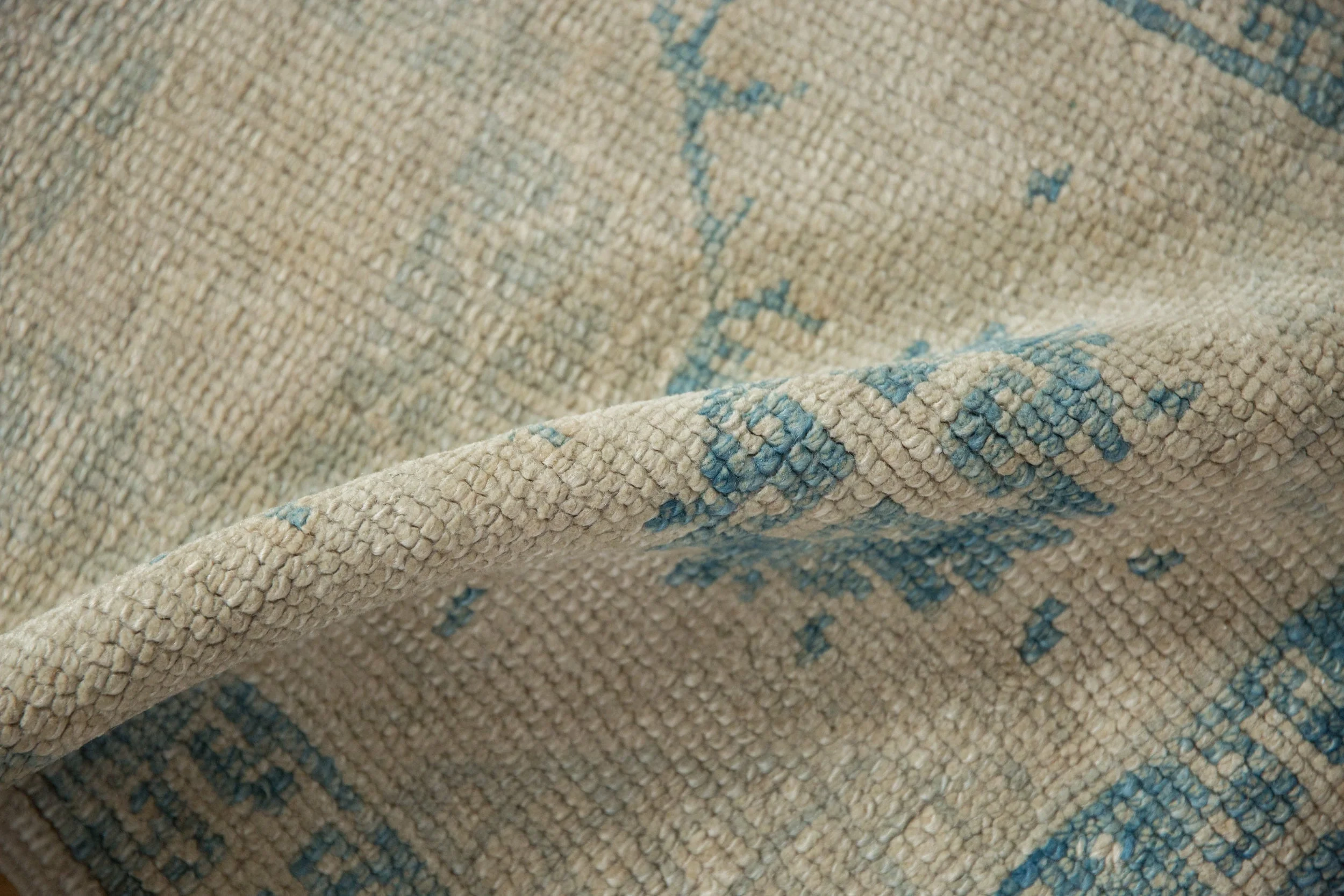 2x4 Distressed Oushak Rug Runner - Image 7