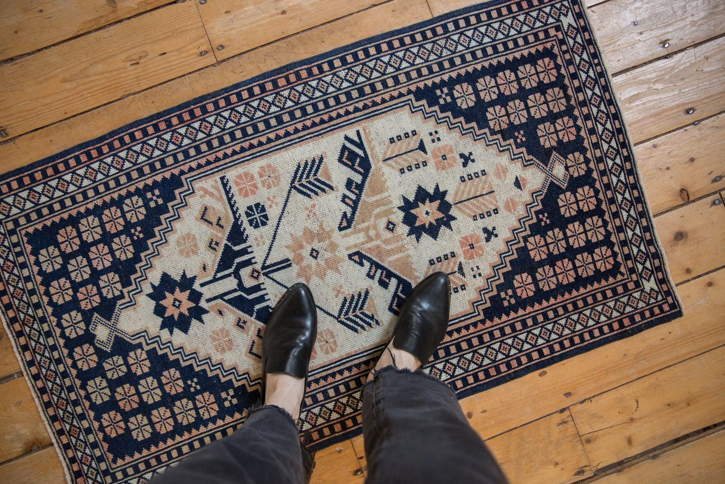 2x4 Vintage Distressed Dosemealti Rug Runner - Image 2