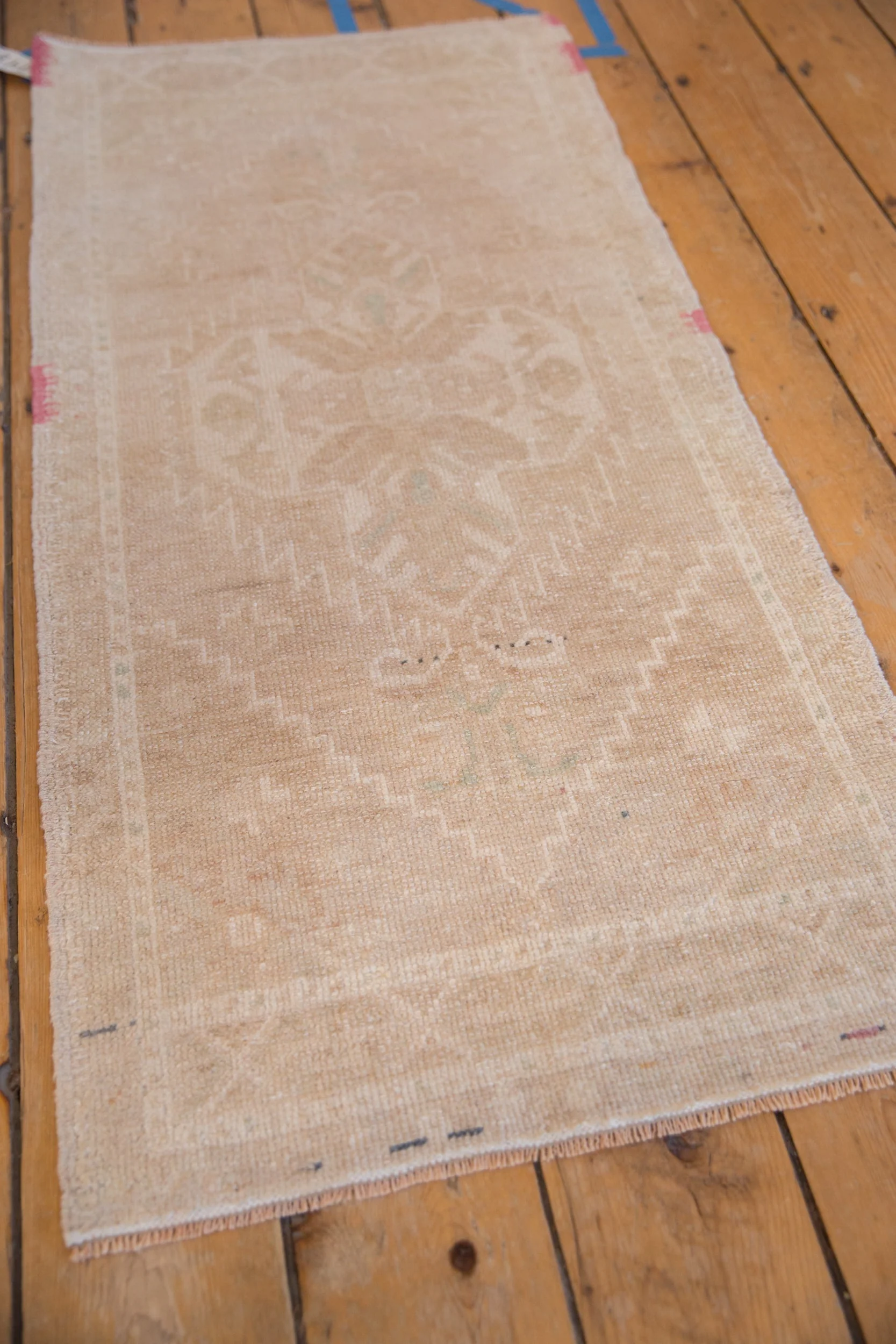 2x4 Vintage Distressed Oushak Rug Runner - Image 3