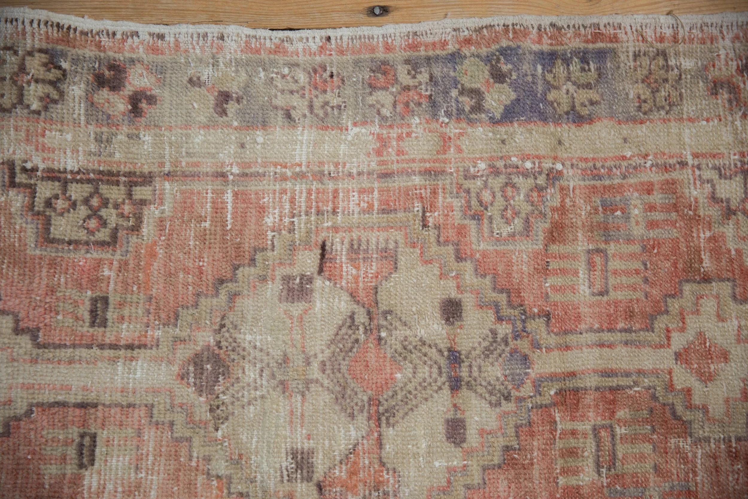2x4 Vintage Distressed Oushak Rug Runner - Image 4