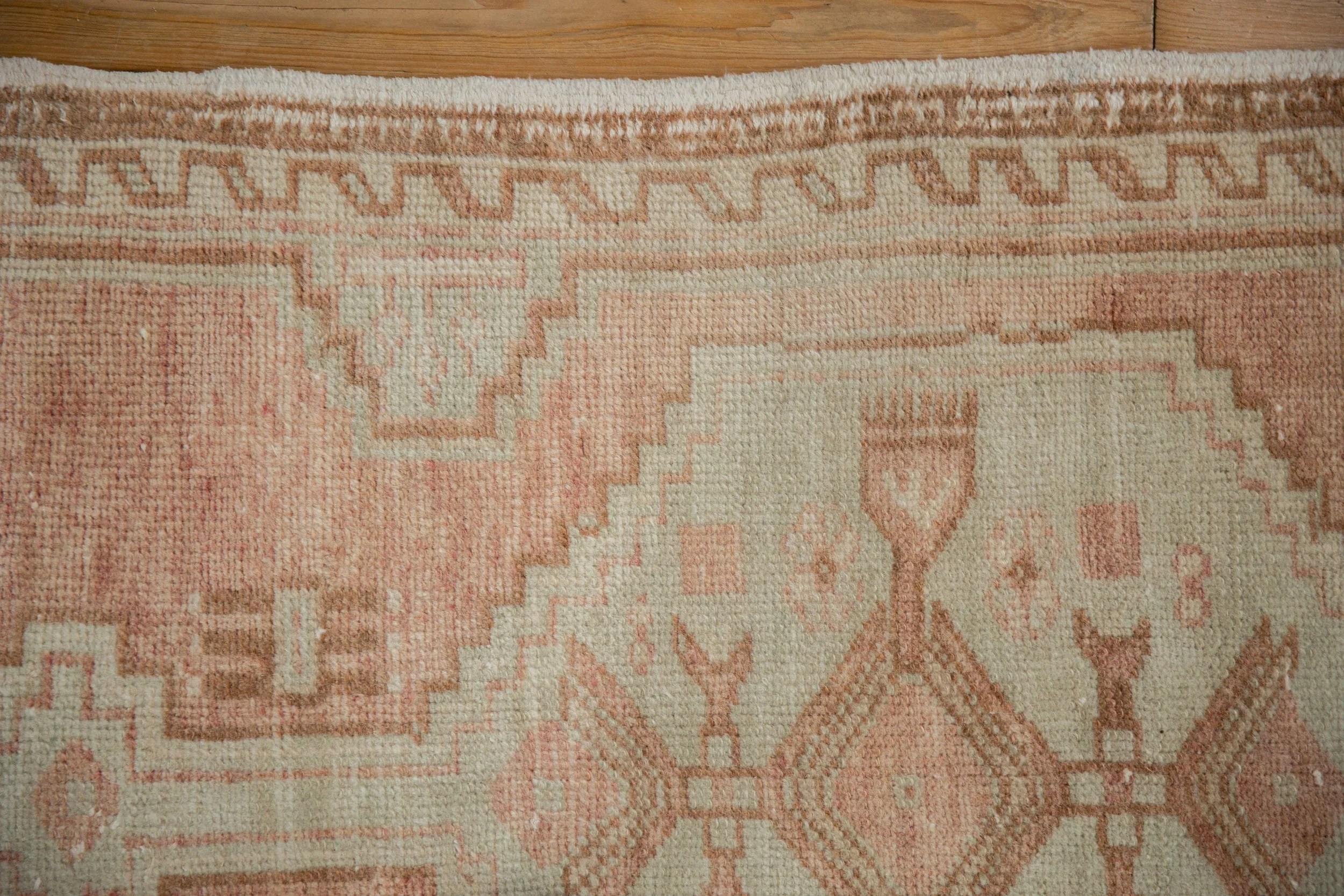 2x4 Vintage Distressed Oushak Rug Runner - Image 3