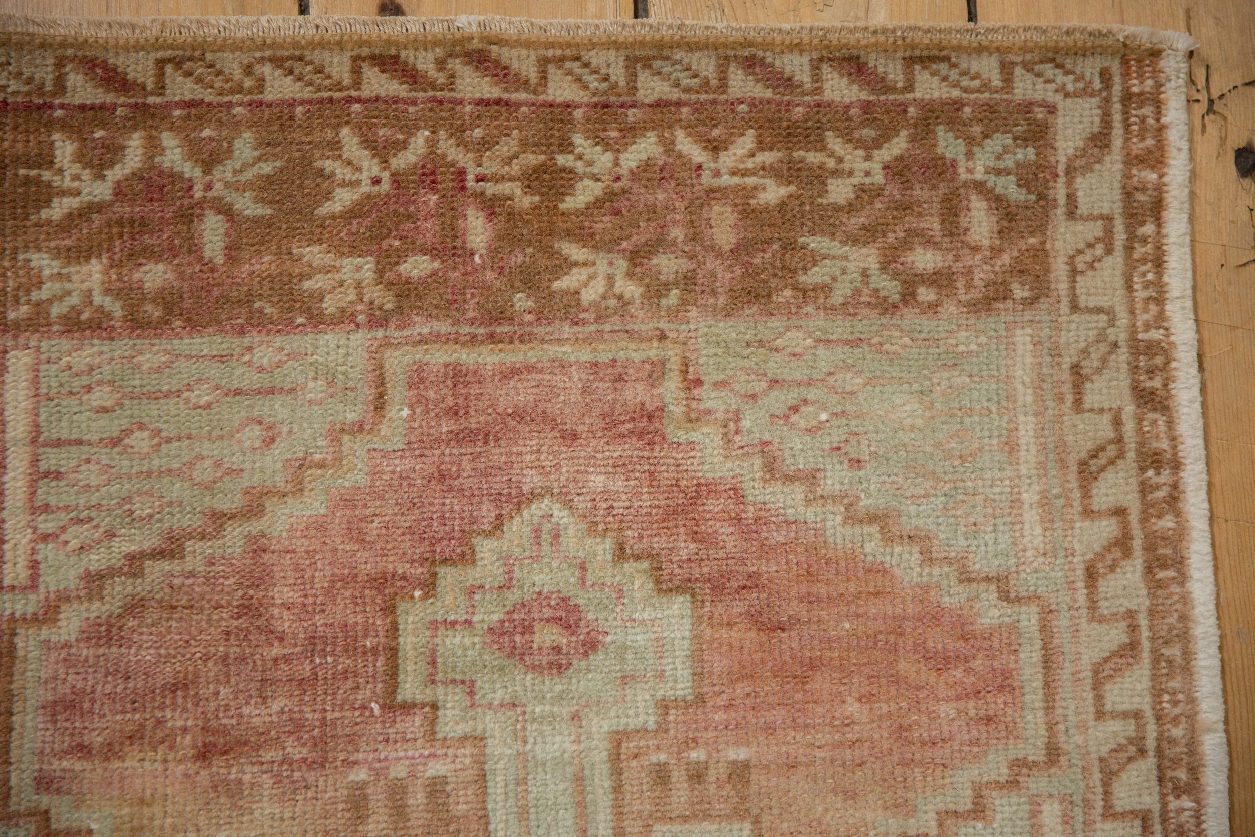 2x4 Vintage Distressed Oushak Rug Runner - Image 4
