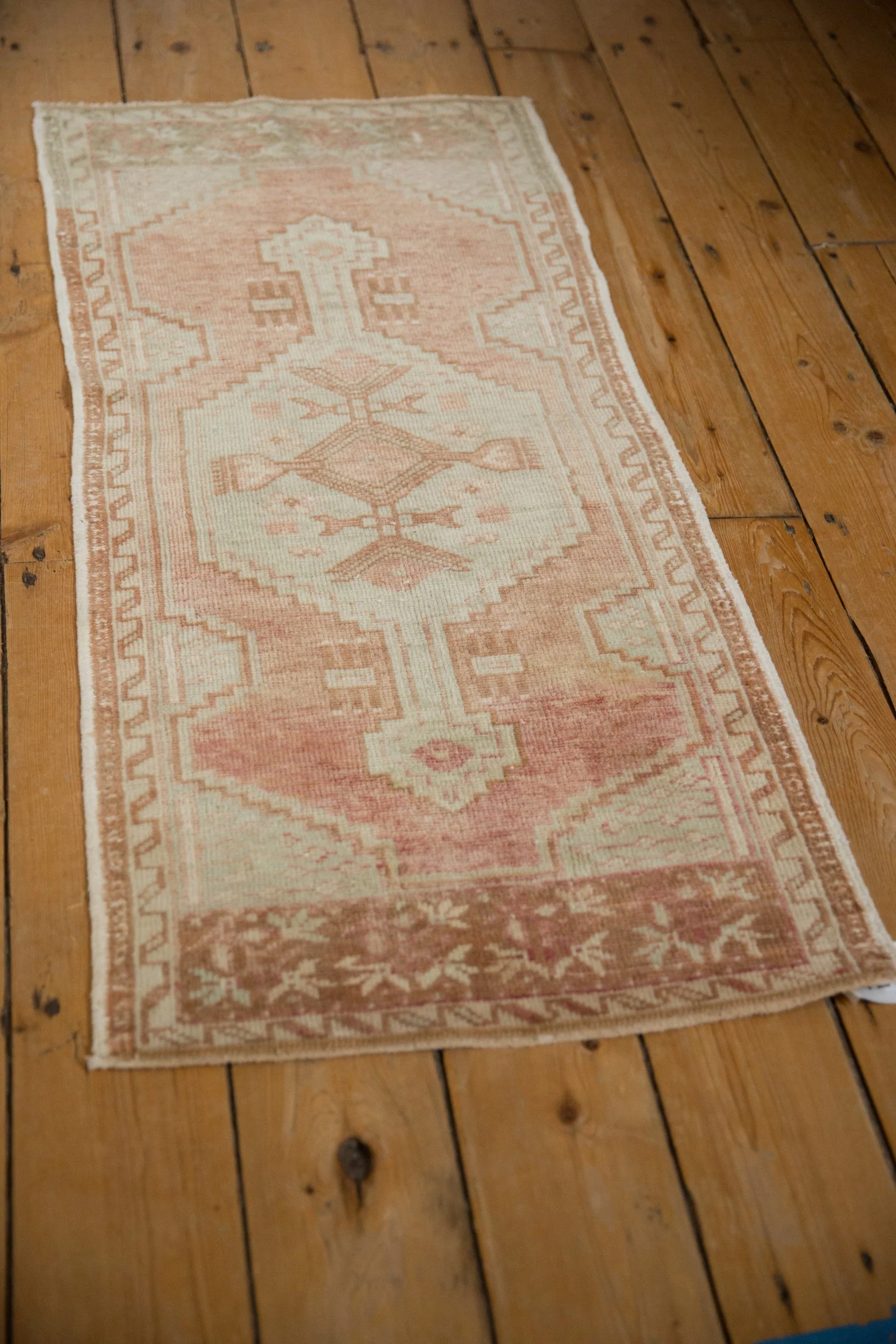2x4 Vintage Distressed Oushak Rug Runner - Image 5