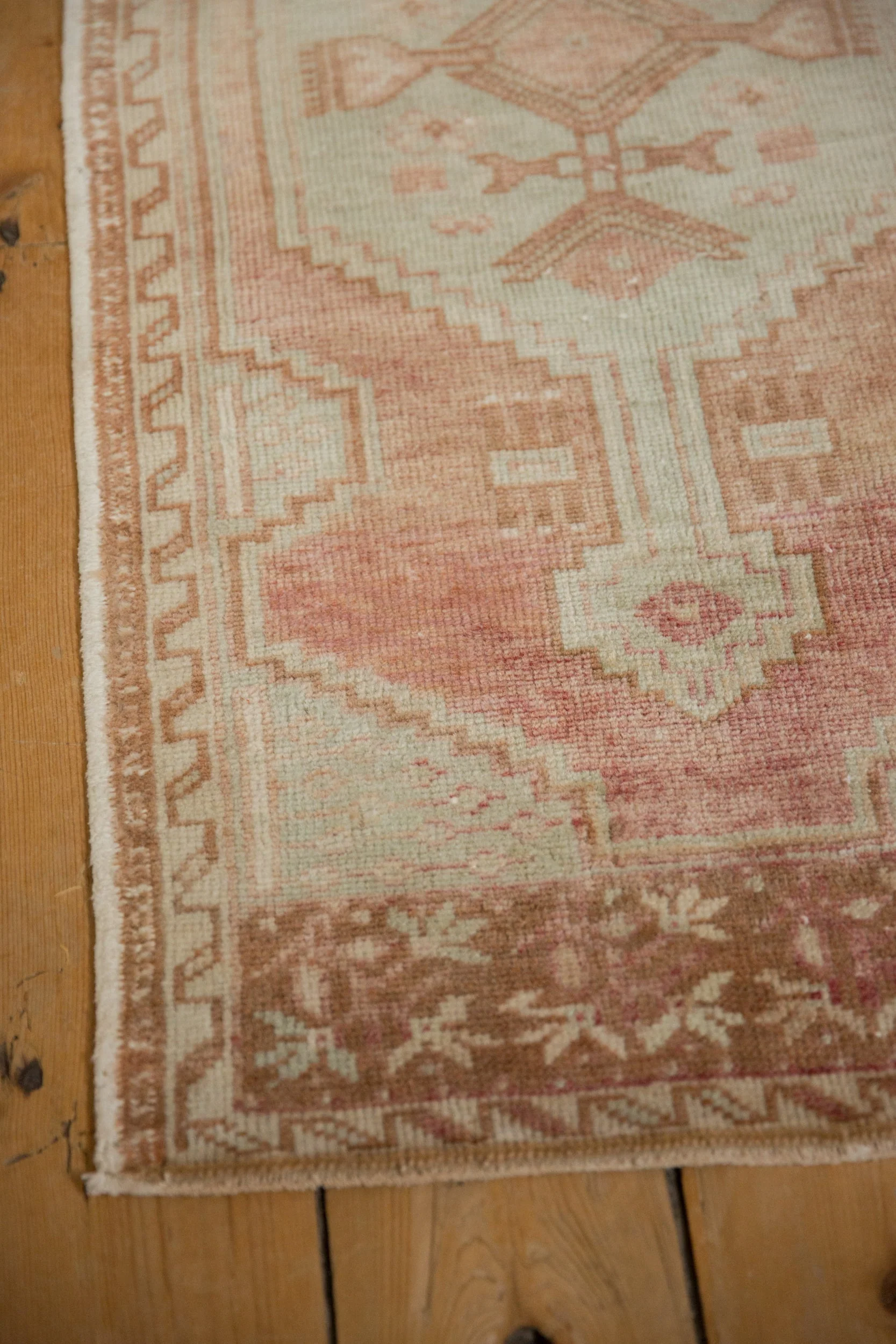 2x4 Vintage Distressed Oushak Rug Runner - Image 6