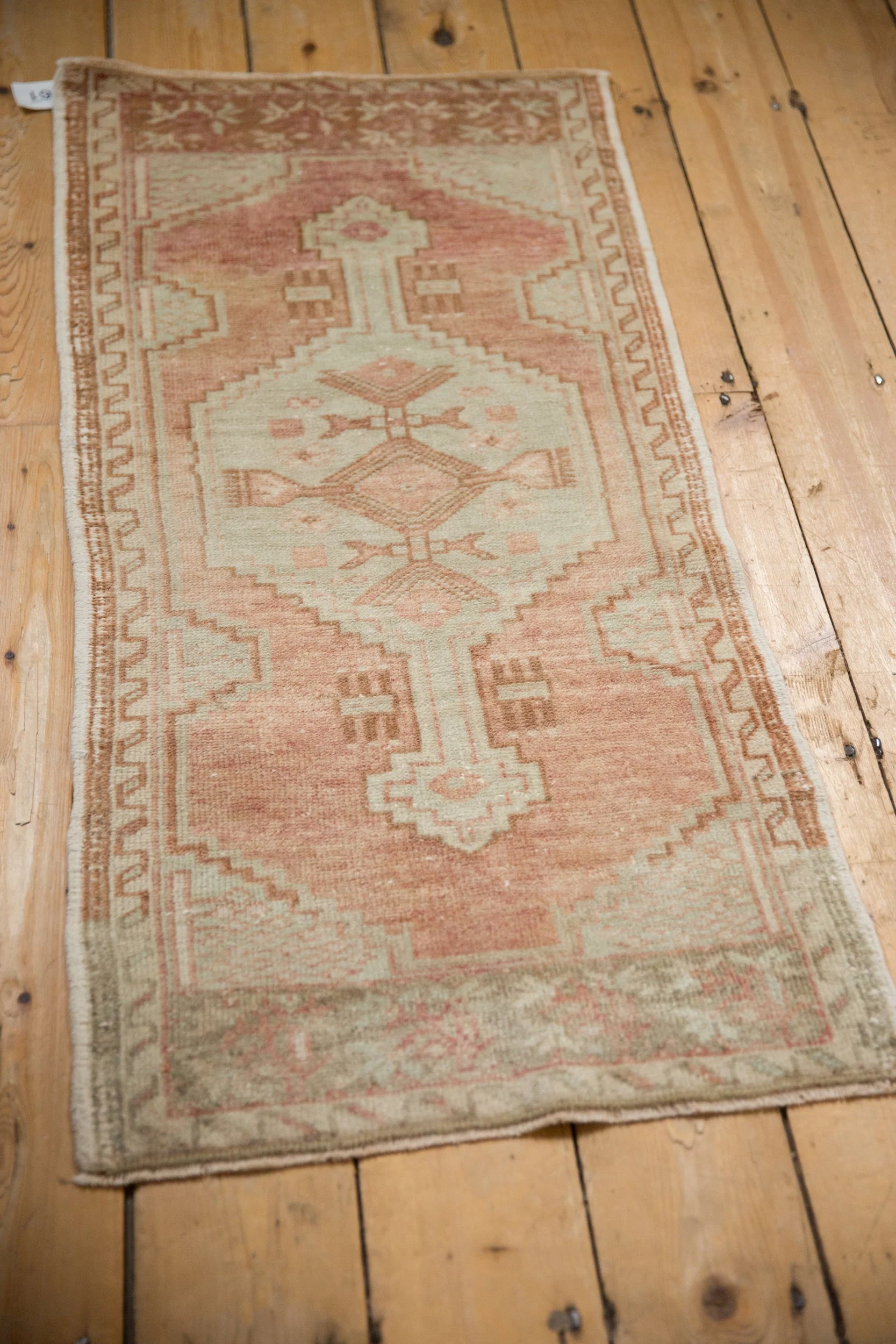 2x4 Vintage Distressed Oushak Rug Runner - Image 7