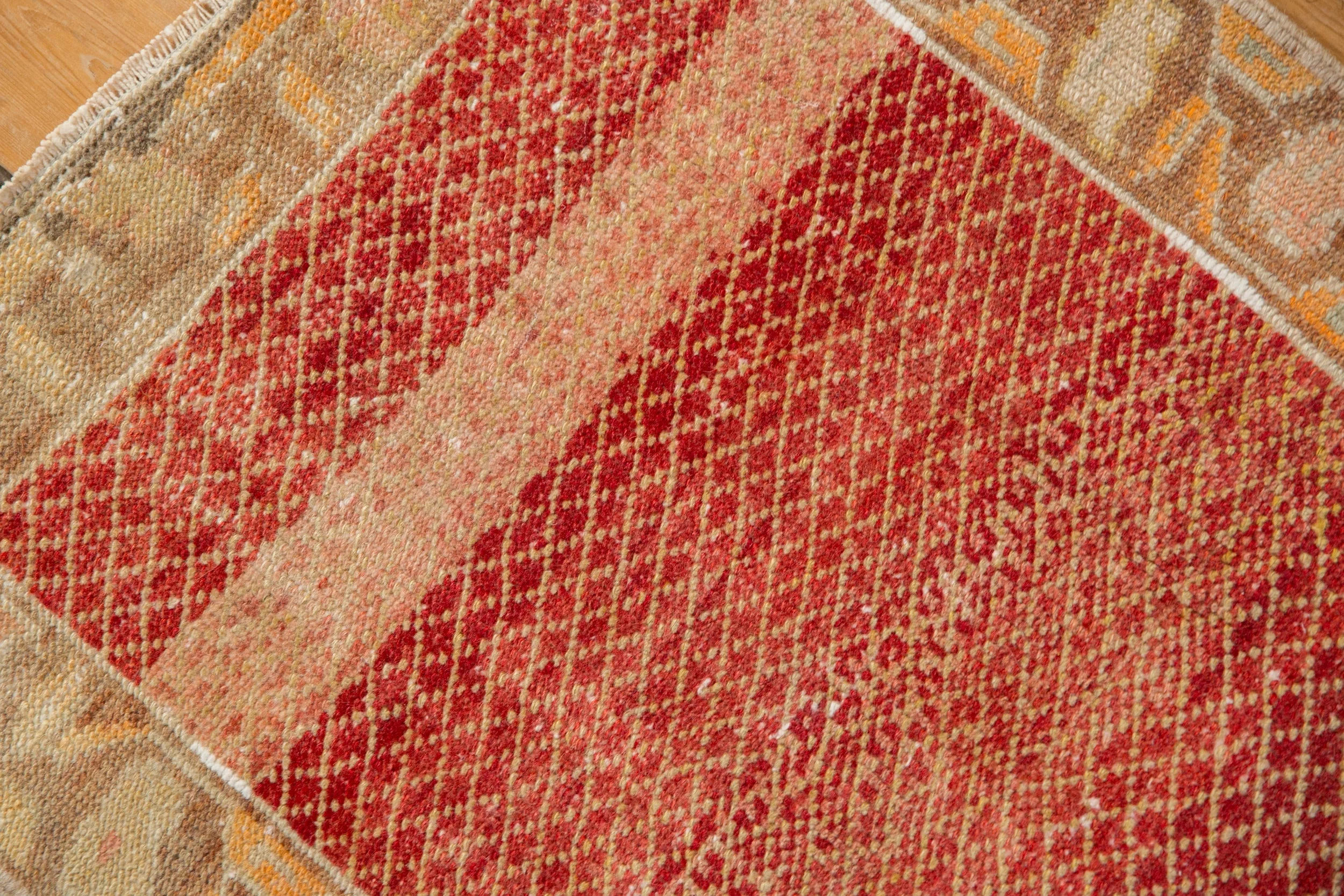 2x4 Vintage Distressed Oushak Rug Runner - Image 3