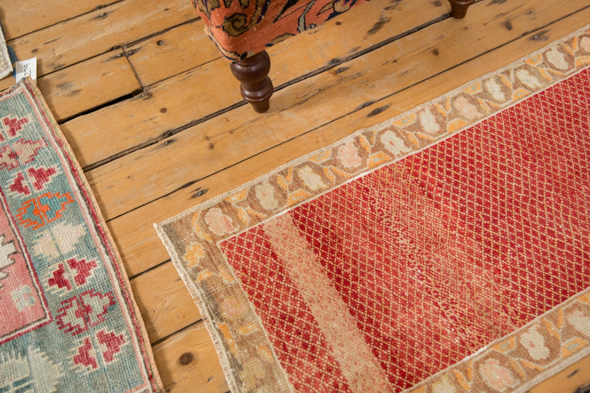2x4 Vintage Distressed Oushak Rug Runner - Image 4