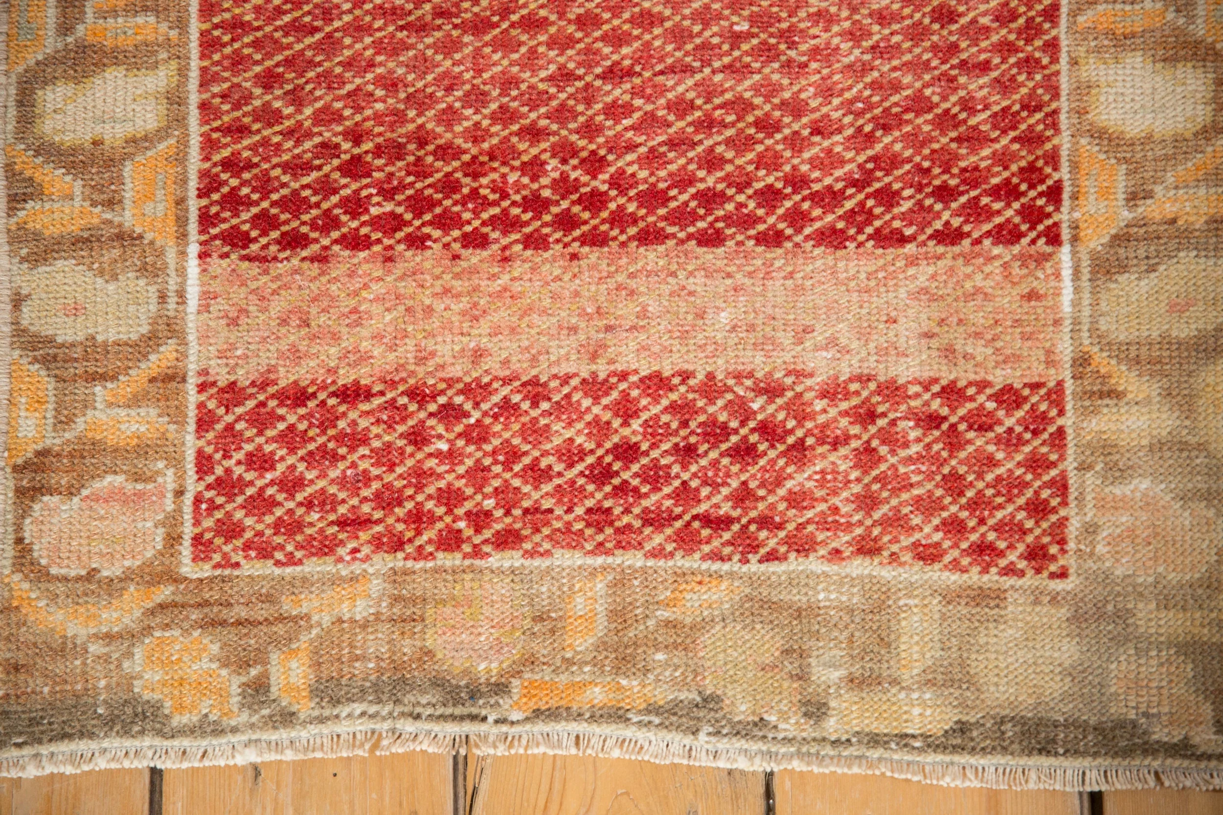 2x4 Vintage Distressed Oushak Rug Runner - Image 6