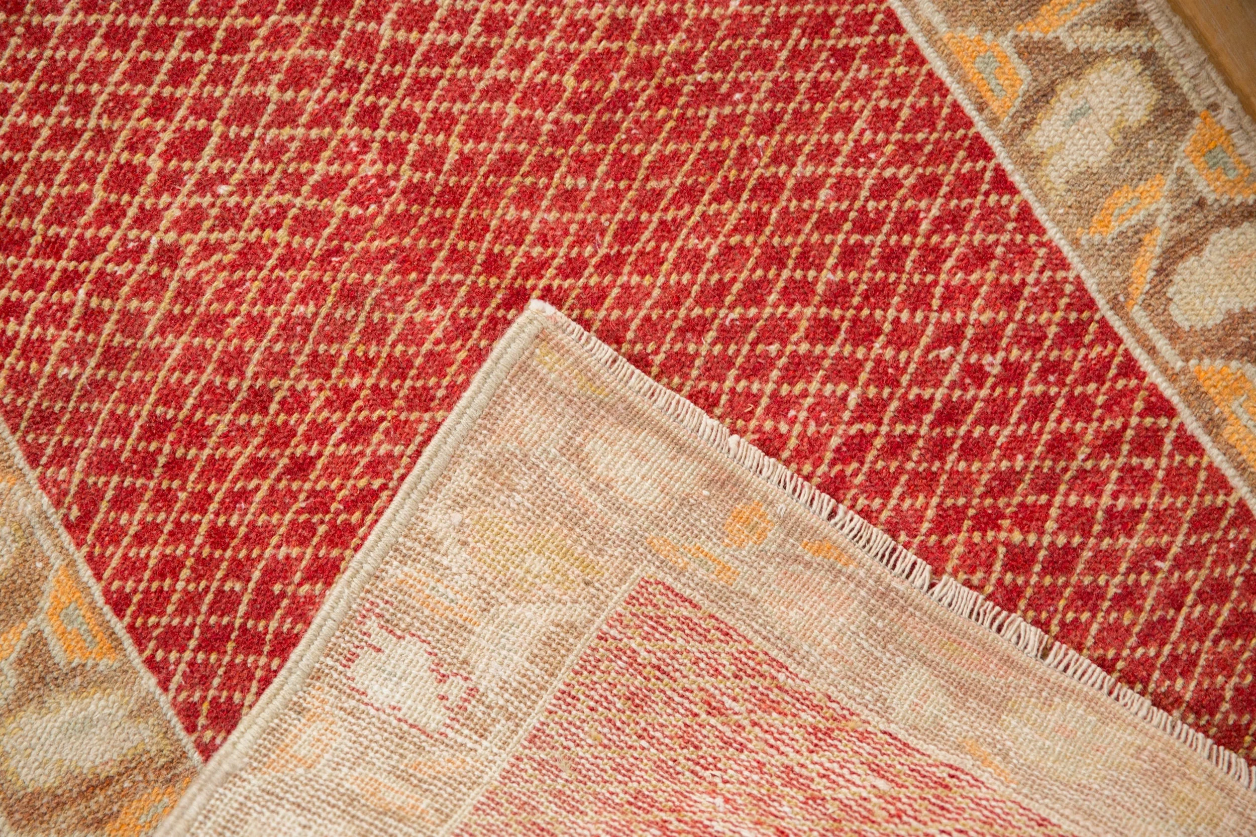 2x4 Vintage Distressed Oushak Rug Runner - Image 9
