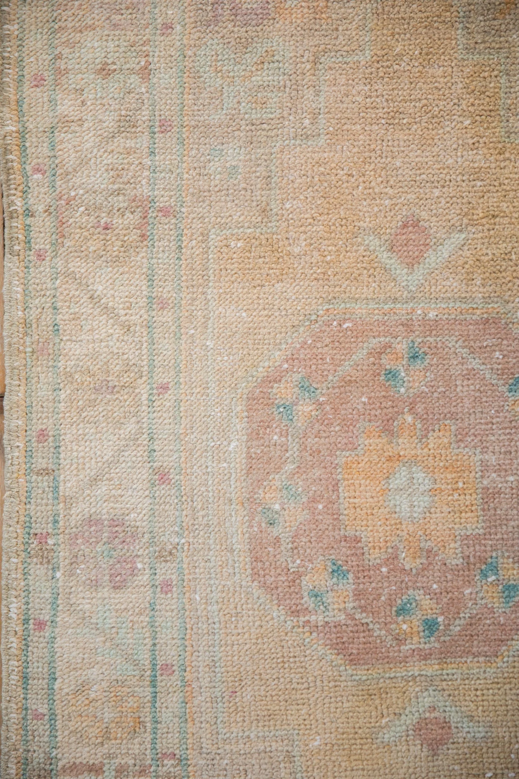 2x4 Vintage Distressed Oushak Rug Runner - Image 3