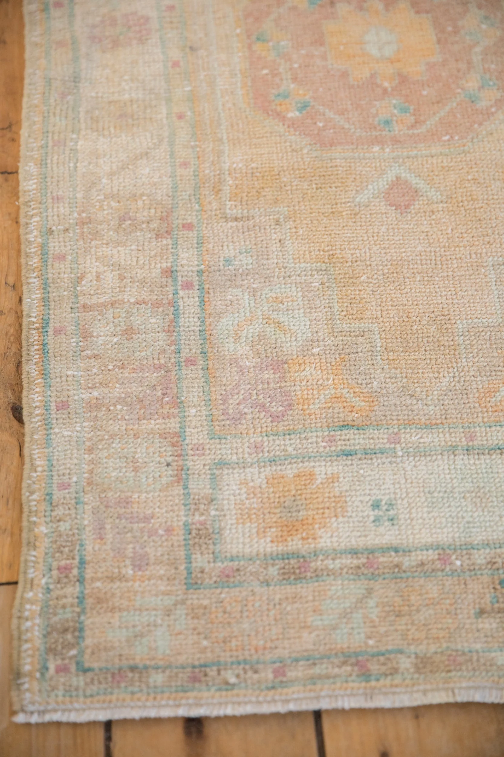 2x4 Vintage Distressed Oushak Rug Runner - Image 5