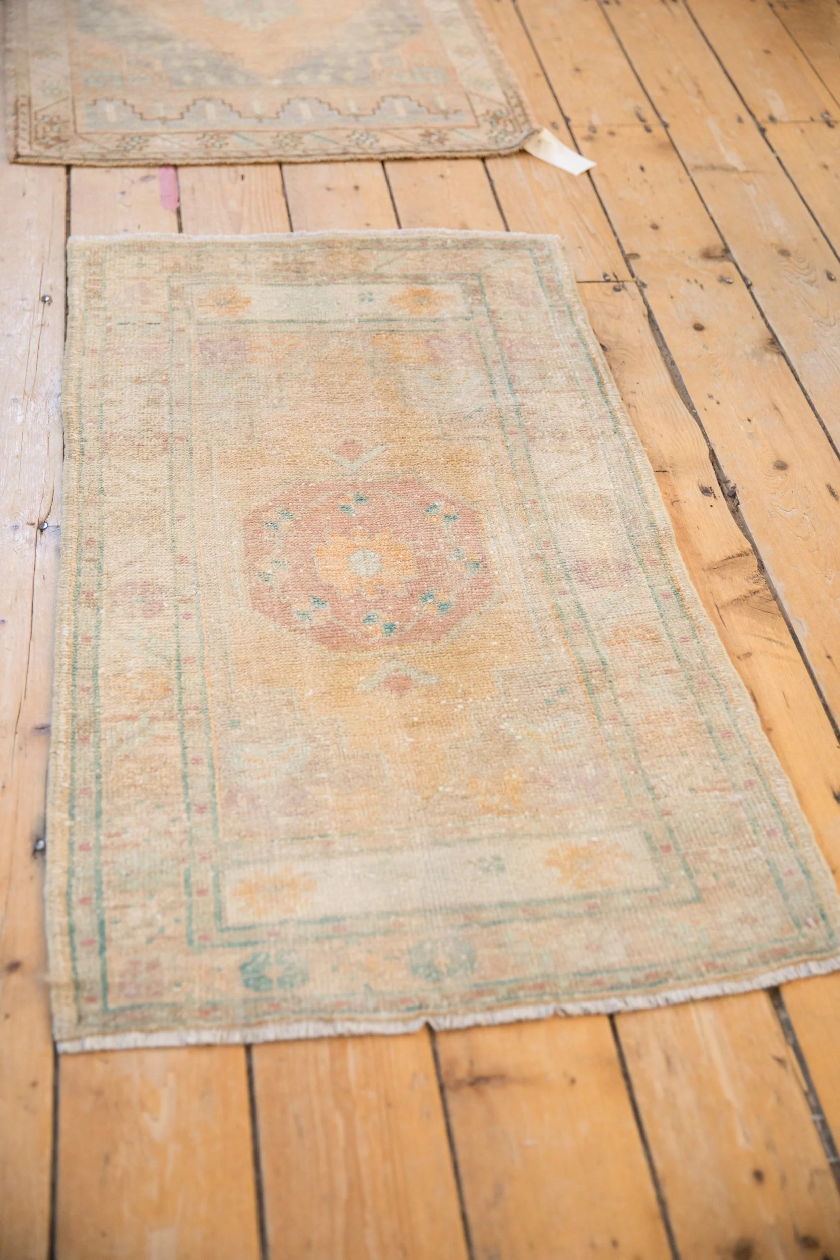 2x4 Vintage Distressed Oushak Rug Runner - Image 6