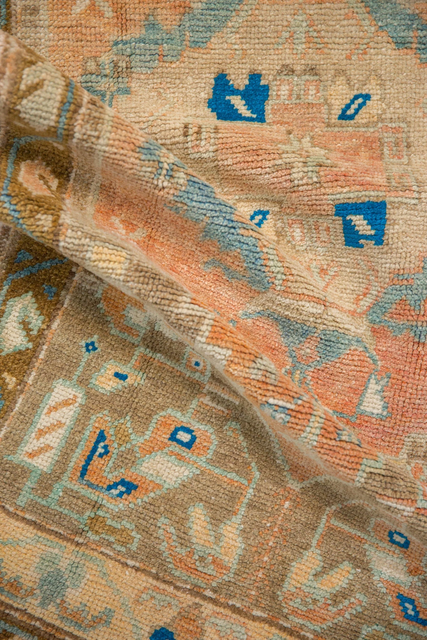 2x4 Vintage Distressed Oushak Rug Runner - Image 6