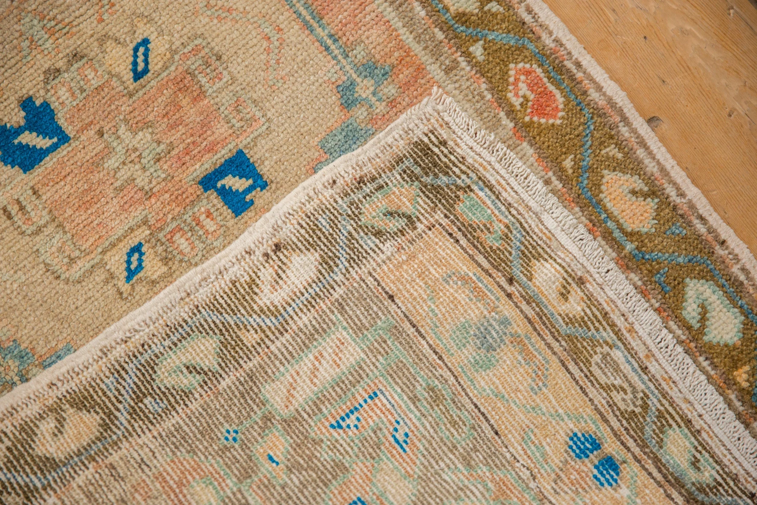 2x4 Vintage Distressed Oushak Rug Runner - Image 7
