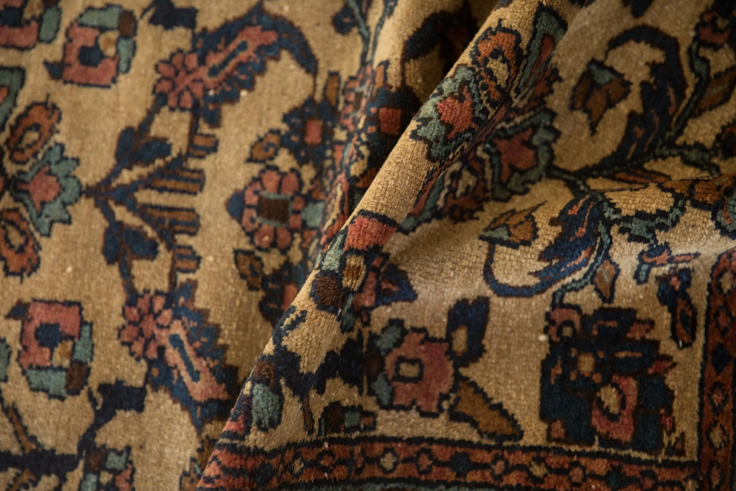 2x4 Vintage Fine Mehriban Rug Runner - Image 8