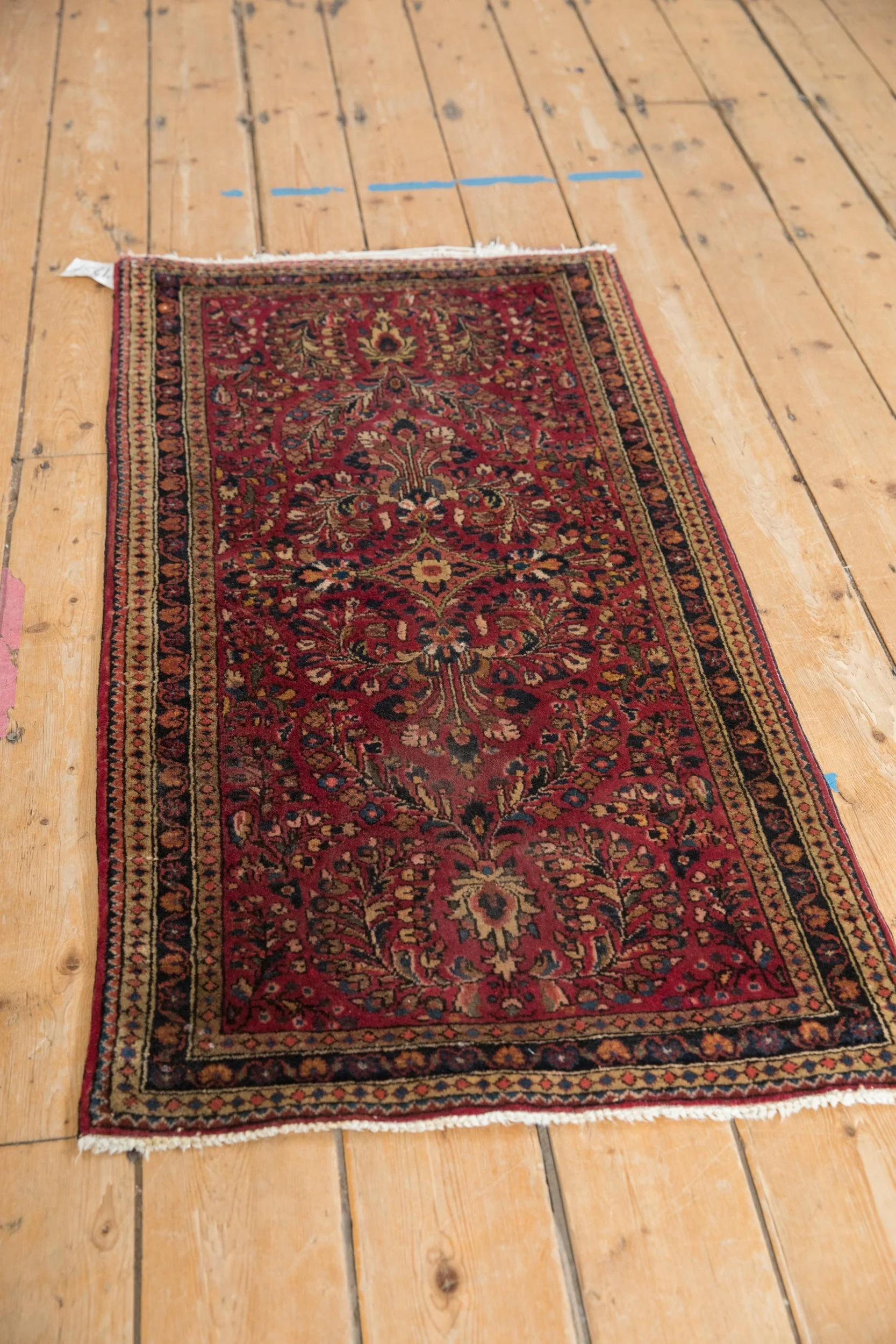 2x4 Vintage German Sarouk Rug Runner - Image 4