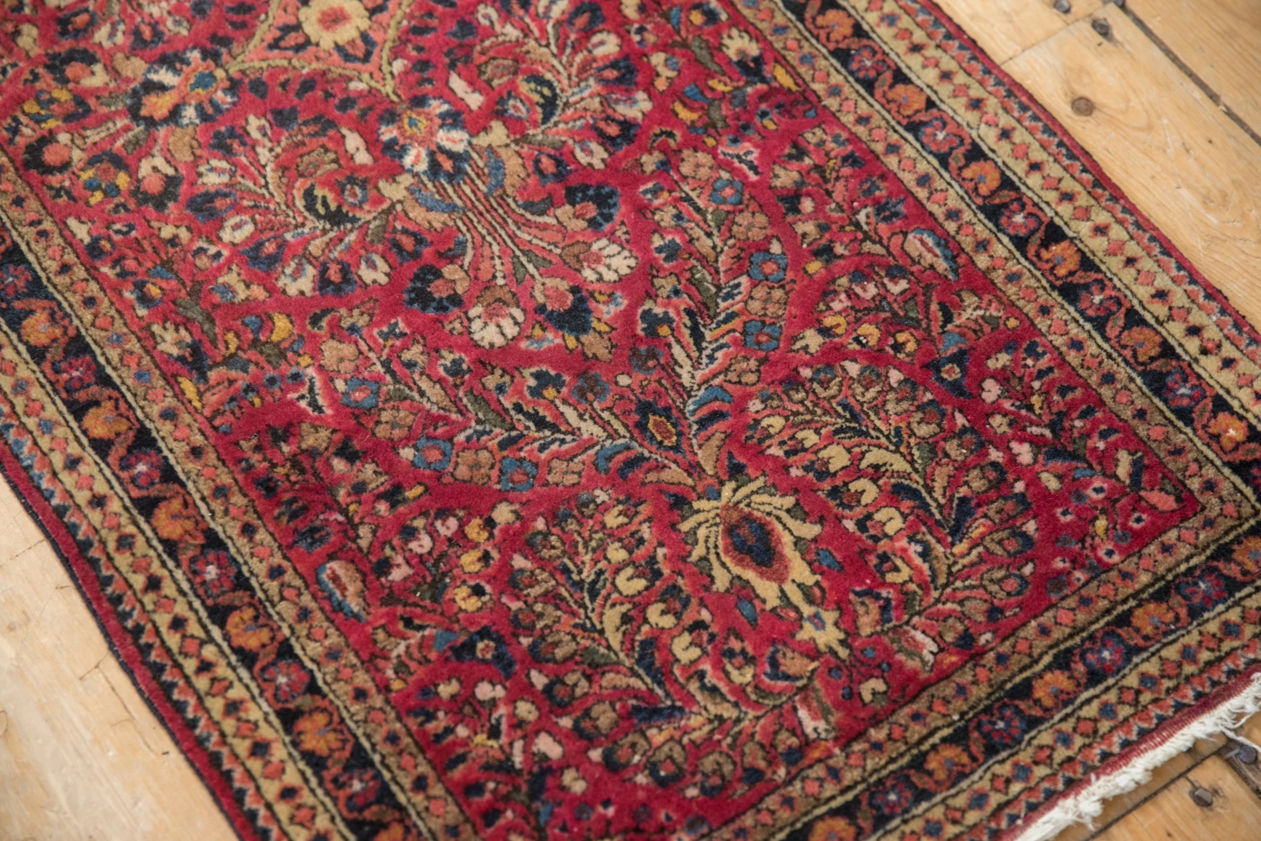 2x4 Vintage German Sarouk Rug Runner - Image 6
