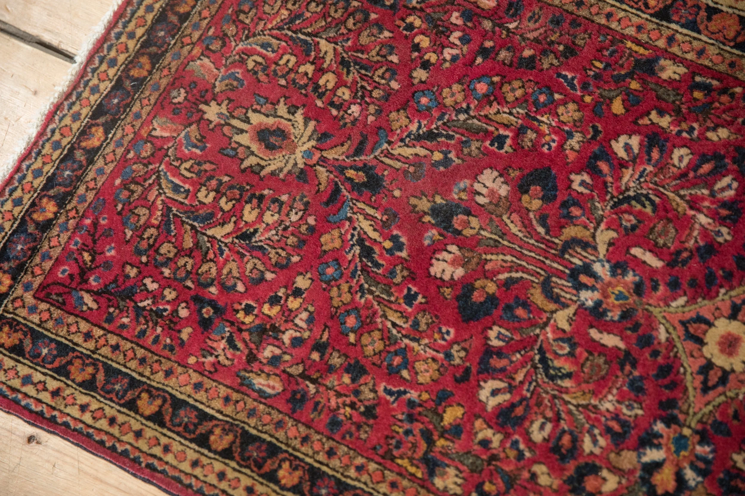 2x4 Vintage German Sarouk Rug Runner - Image 7