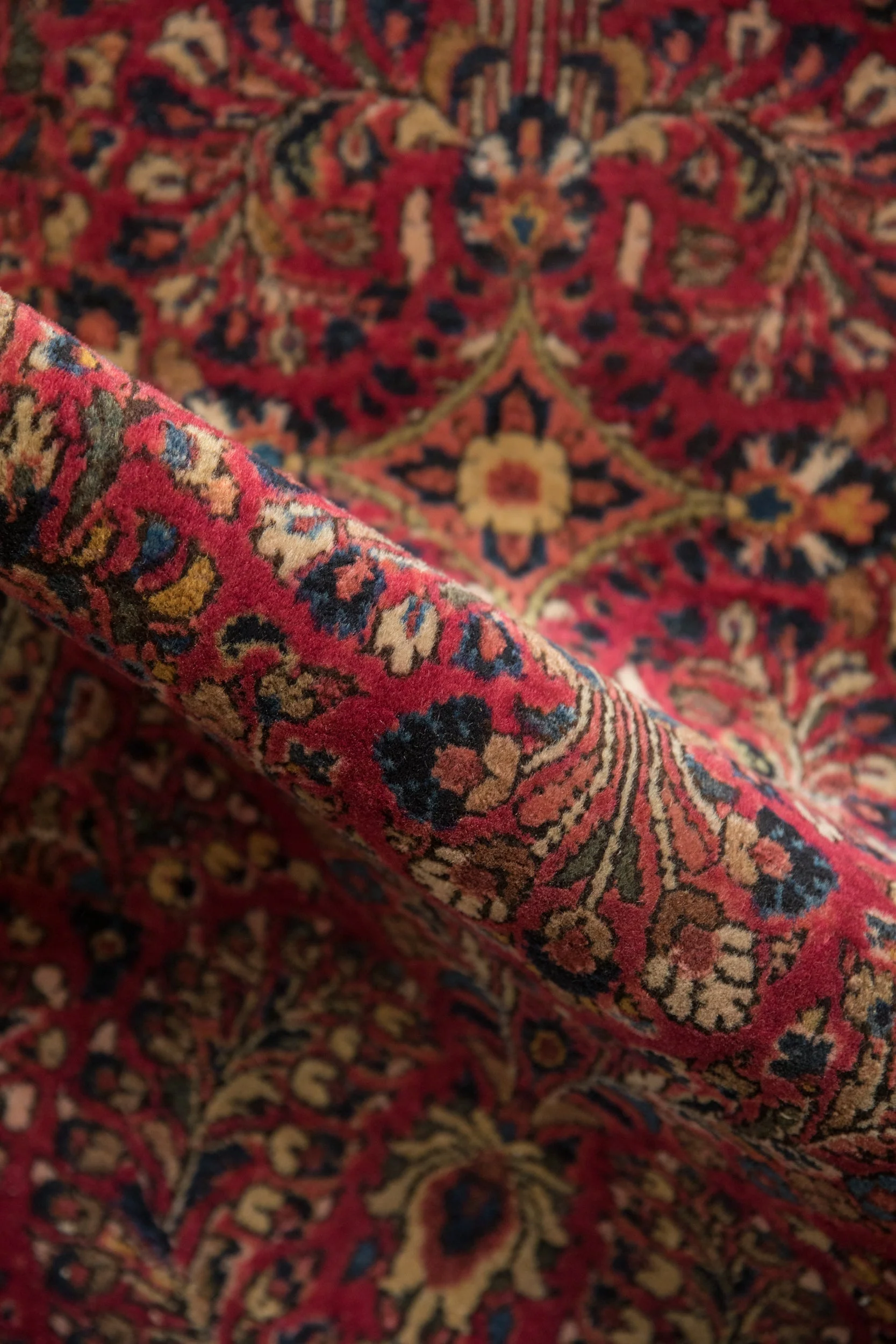 2x4 Vintage German Sarouk Rug Runner - Image 8