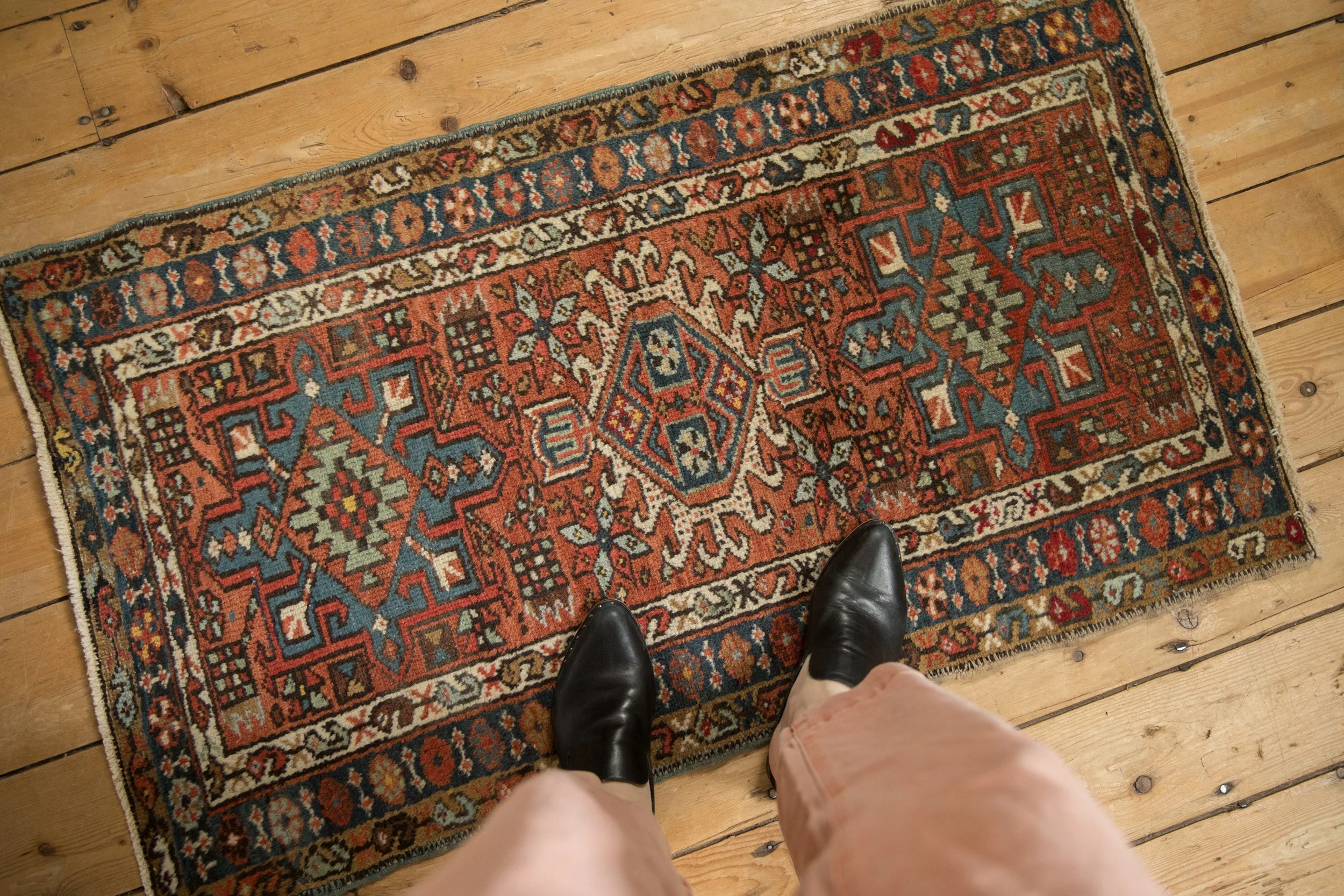 2x4 Vintage Karaja Rug Runner - Image 2