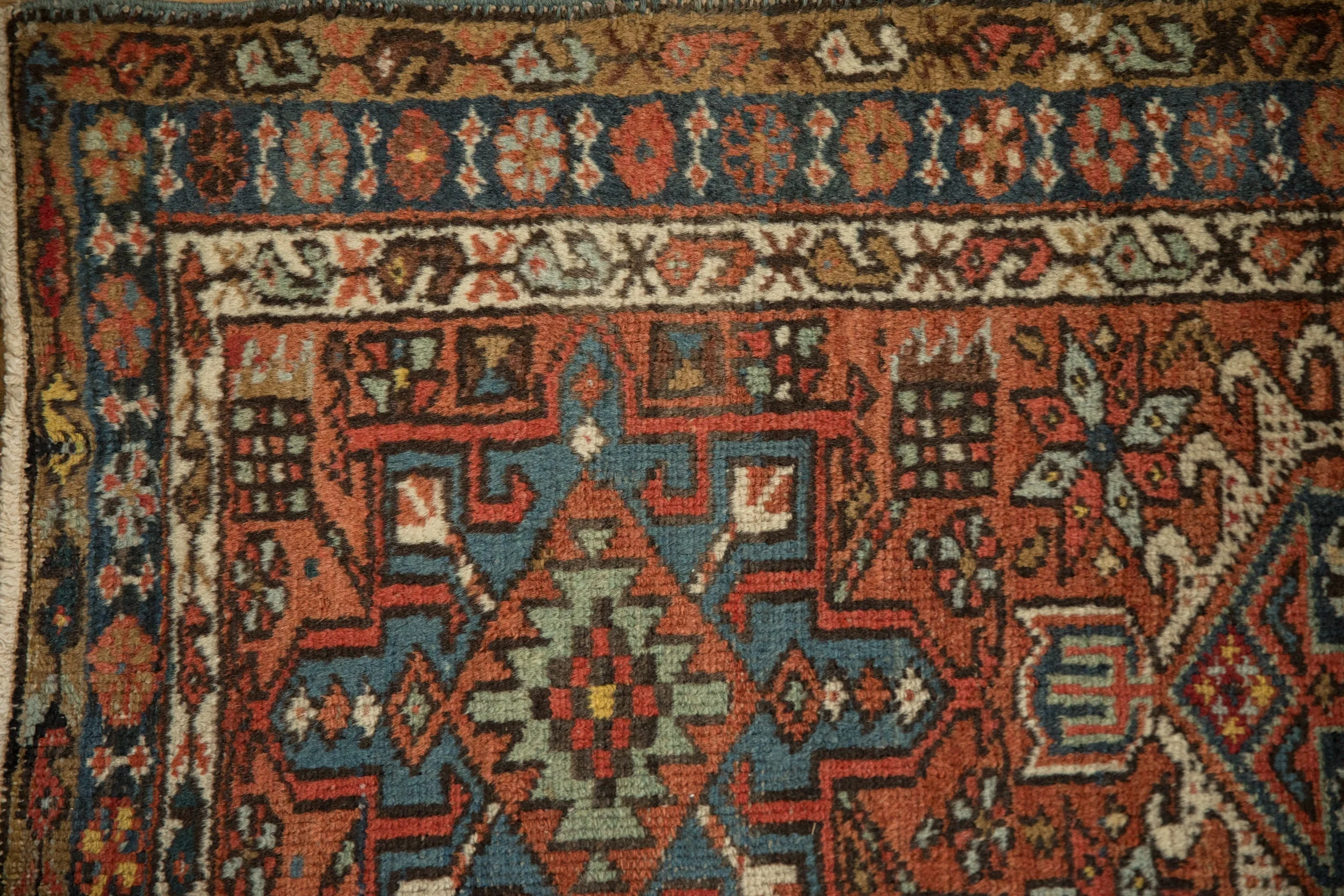 2x4 Vintage Karaja Rug Runner - Image 3
