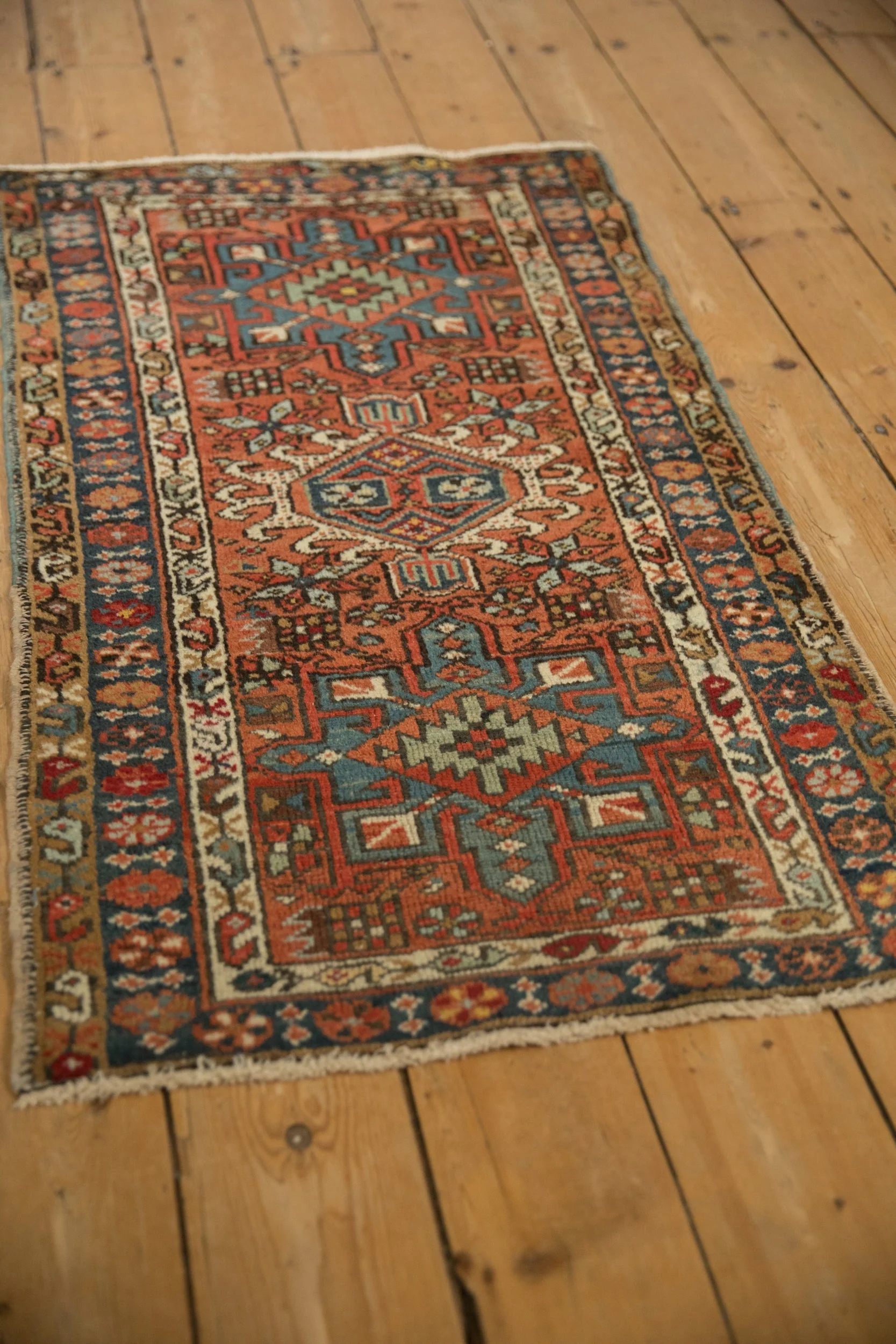 2x4 Vintage Karaja Rug Runner - Image 4