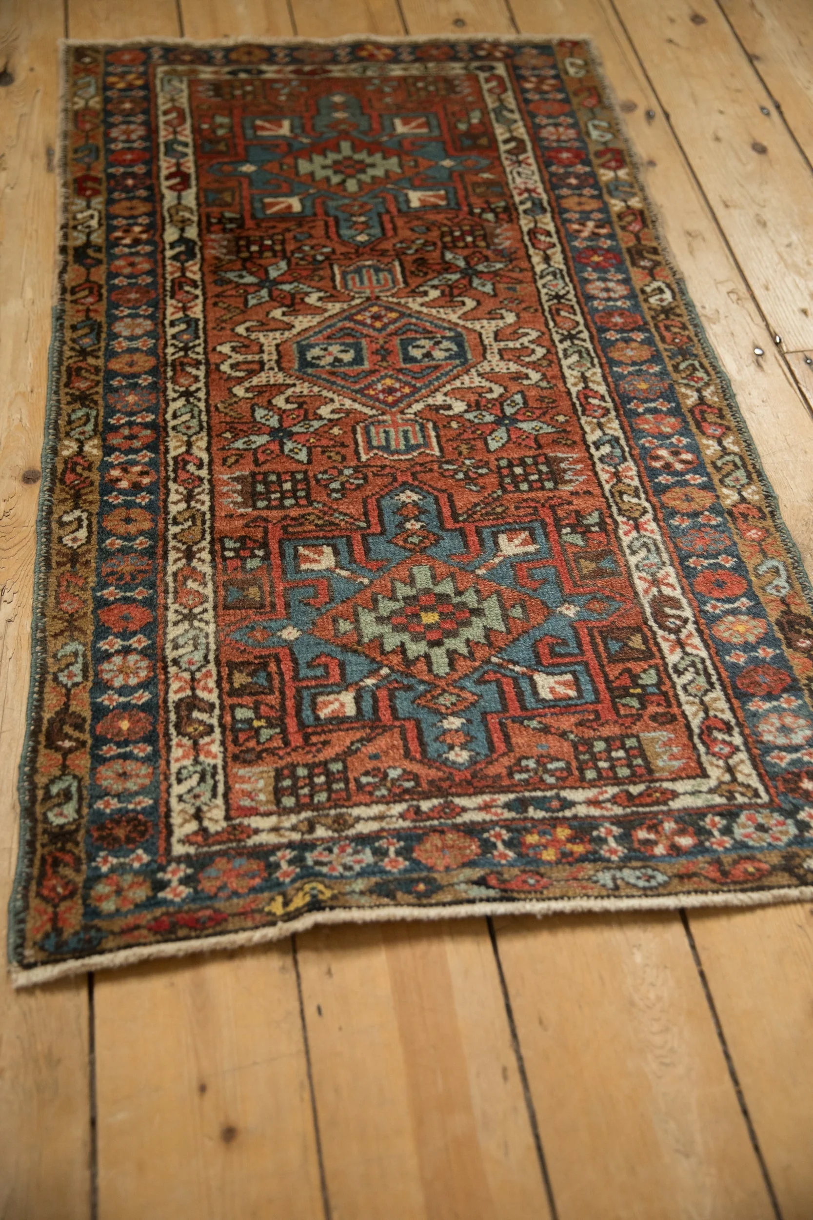 2x4 Vintage Karaja Rug Runner - Image 6