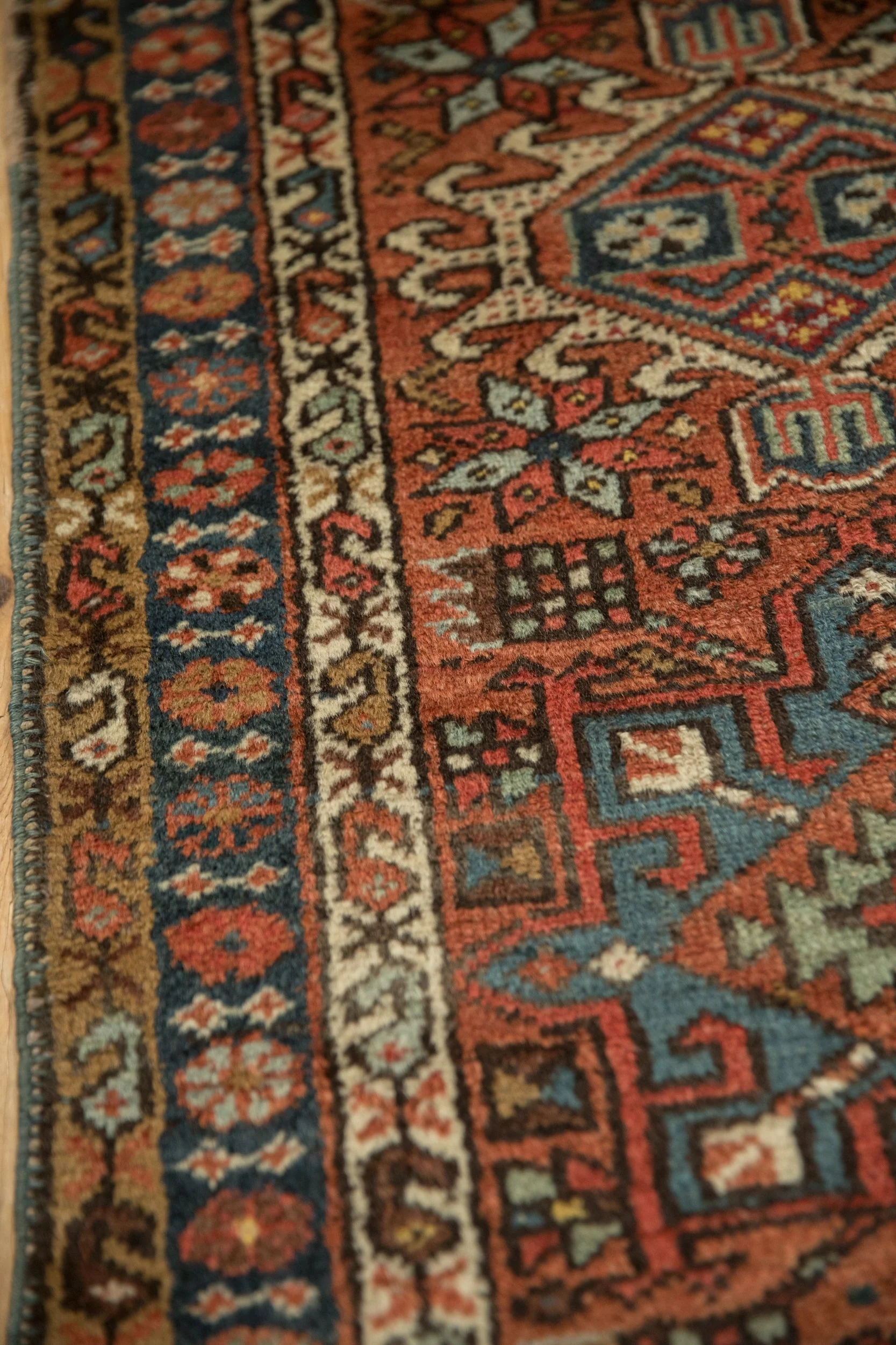 2x4 Vintage Karaja Rug Runner - Image 7