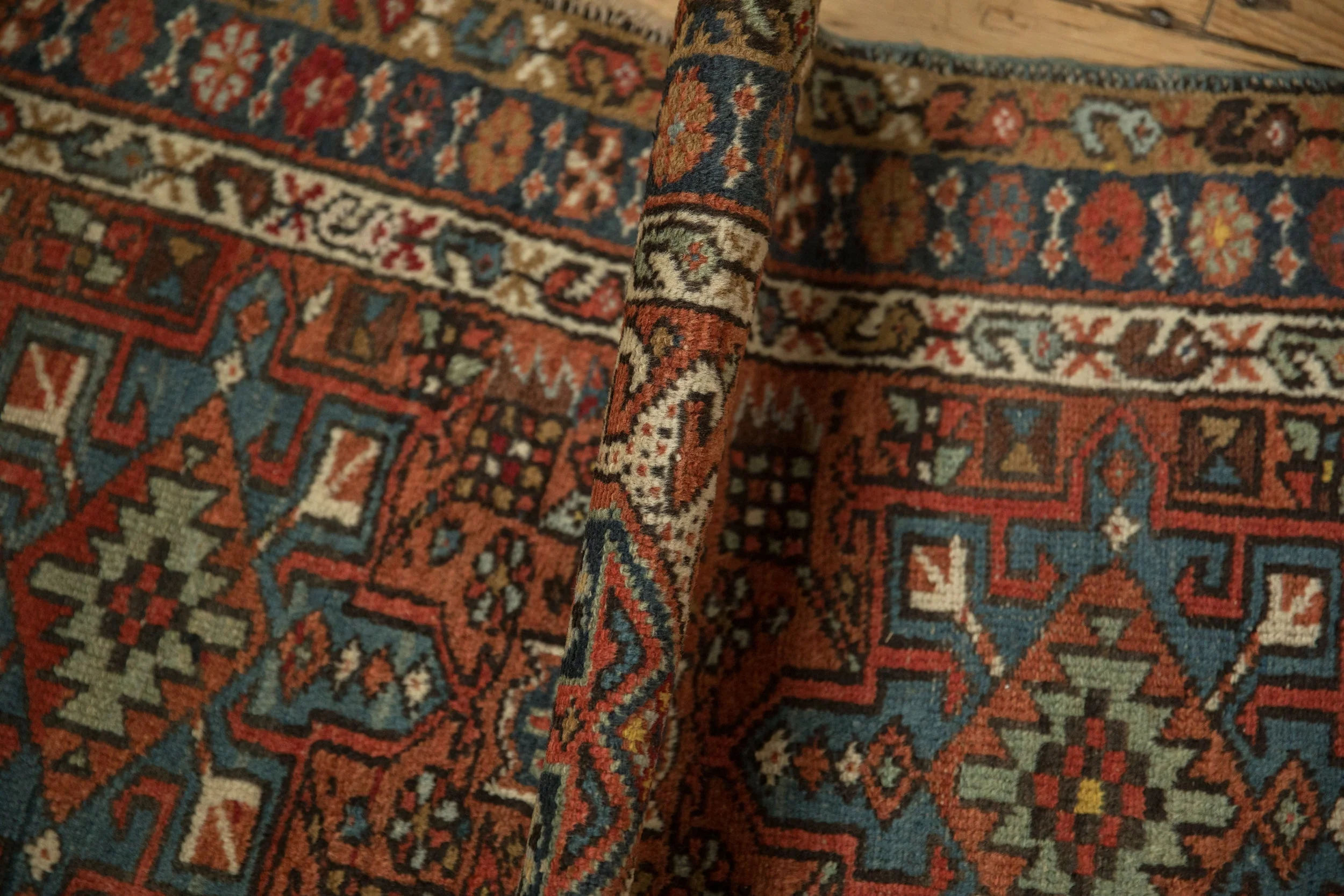 2x4 Vintage Karaja Rug Runner - Image 8