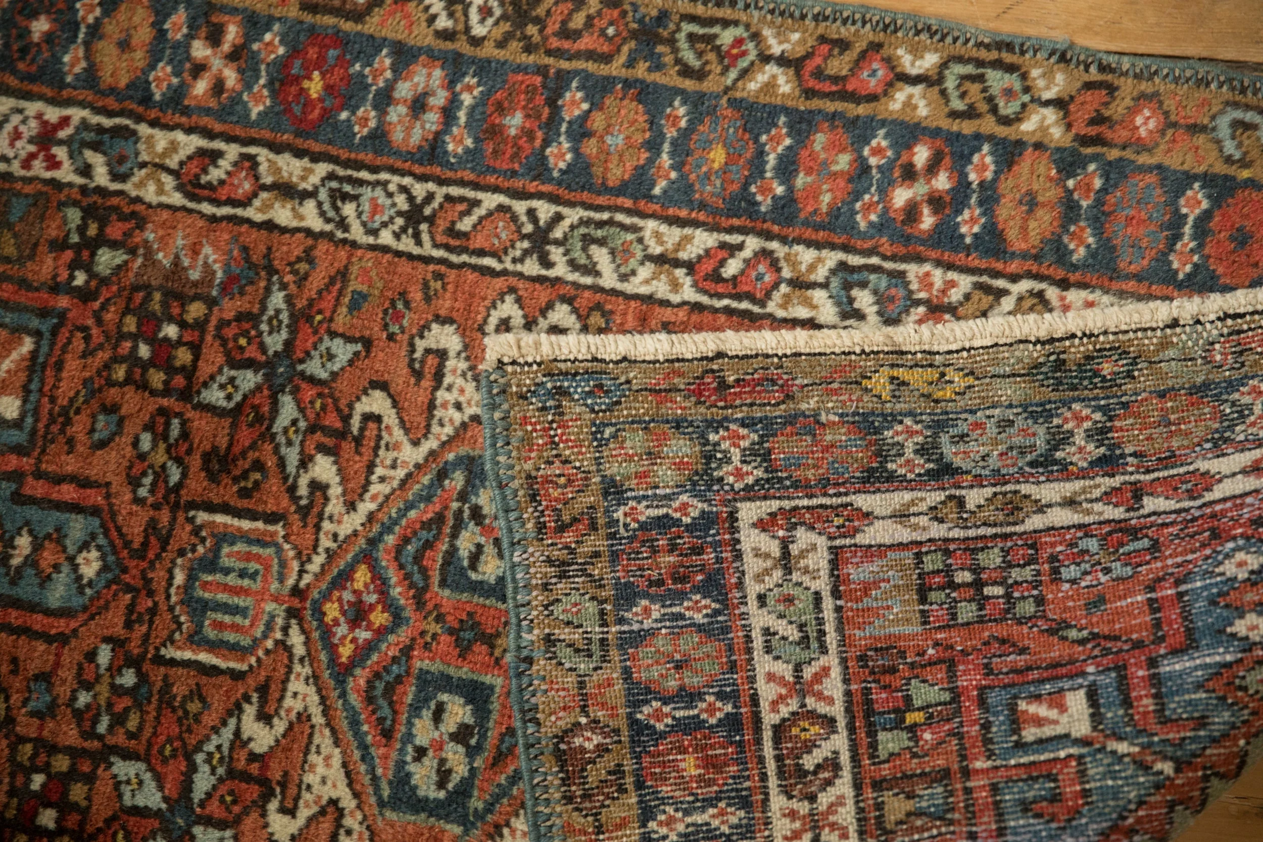 2x4 Vintage Karaja Rug Runner - Image 9