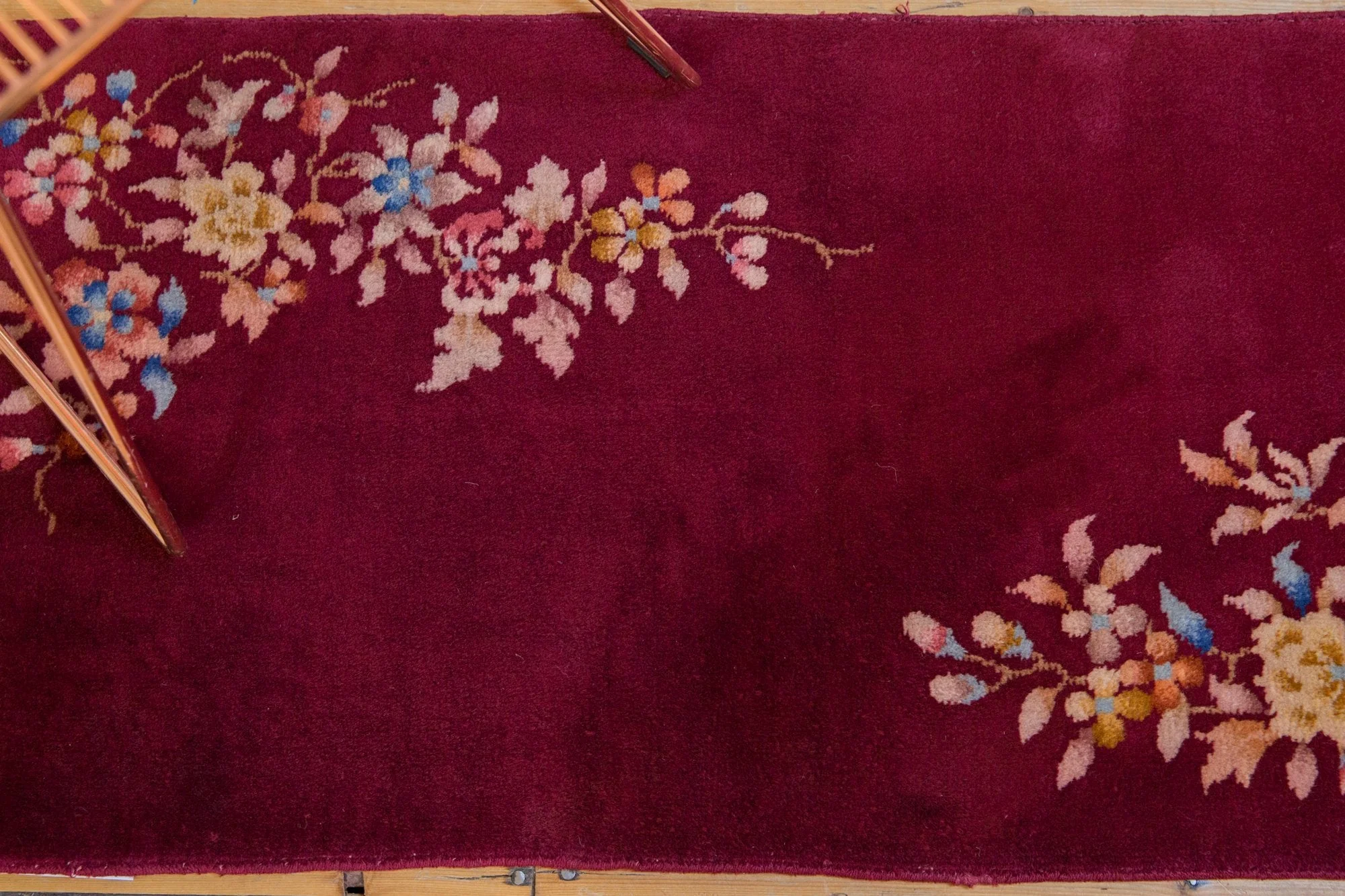 2x4 Vintage Nichols Art Deco Rug Runner - Image 4