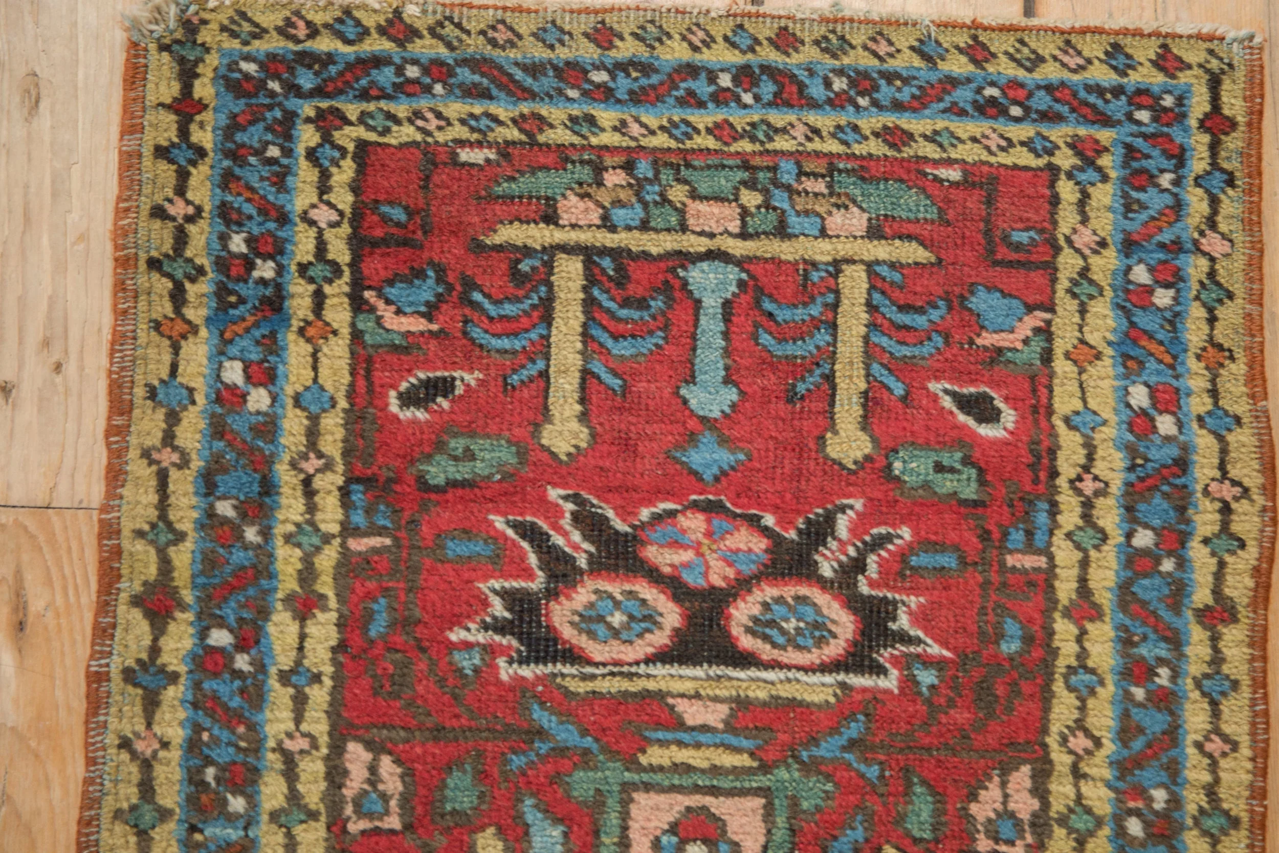 2x9 Vintage Heriz Rug Runner - Image 3