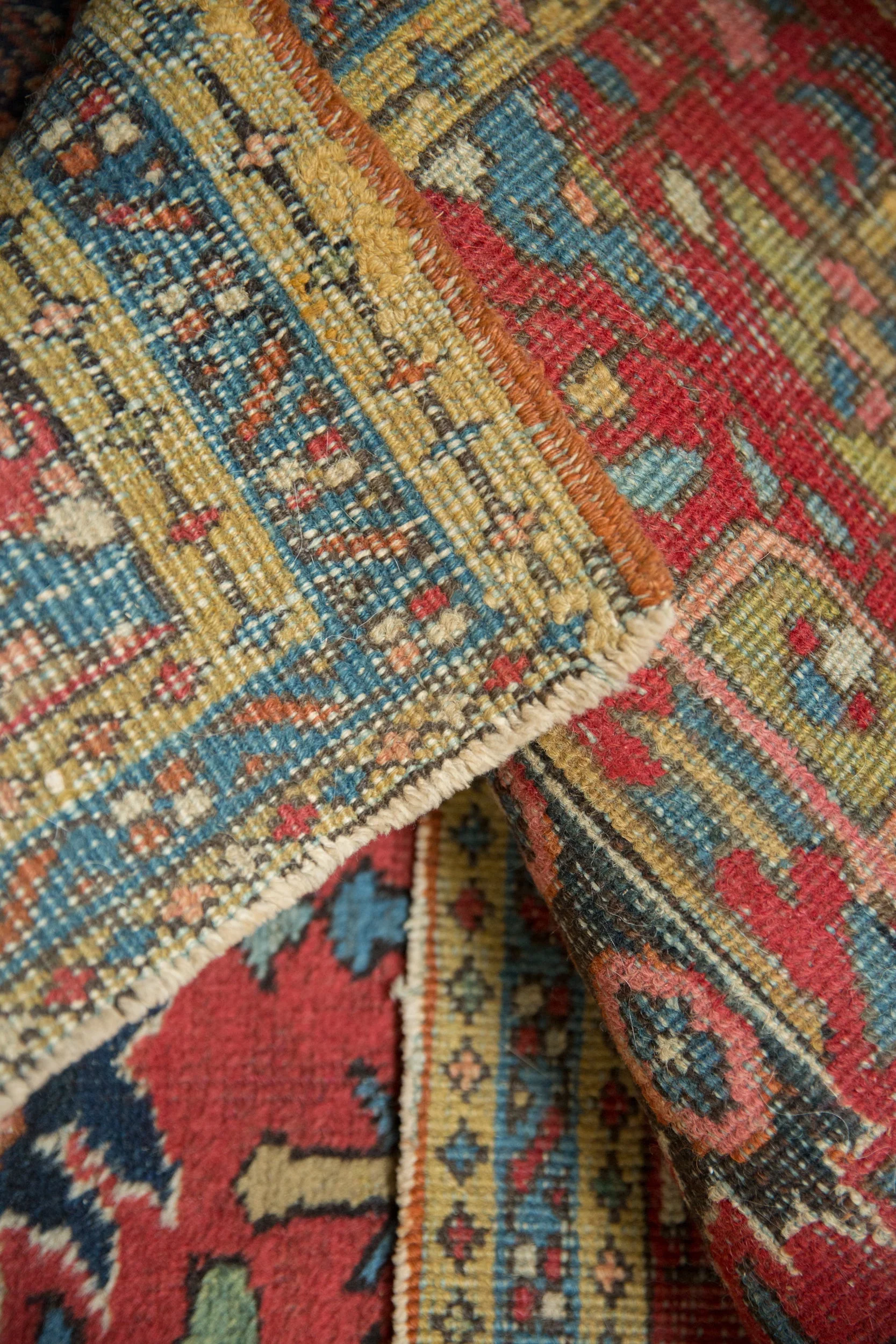 2x9 Vintage Heriz Rug Runner - Image 6