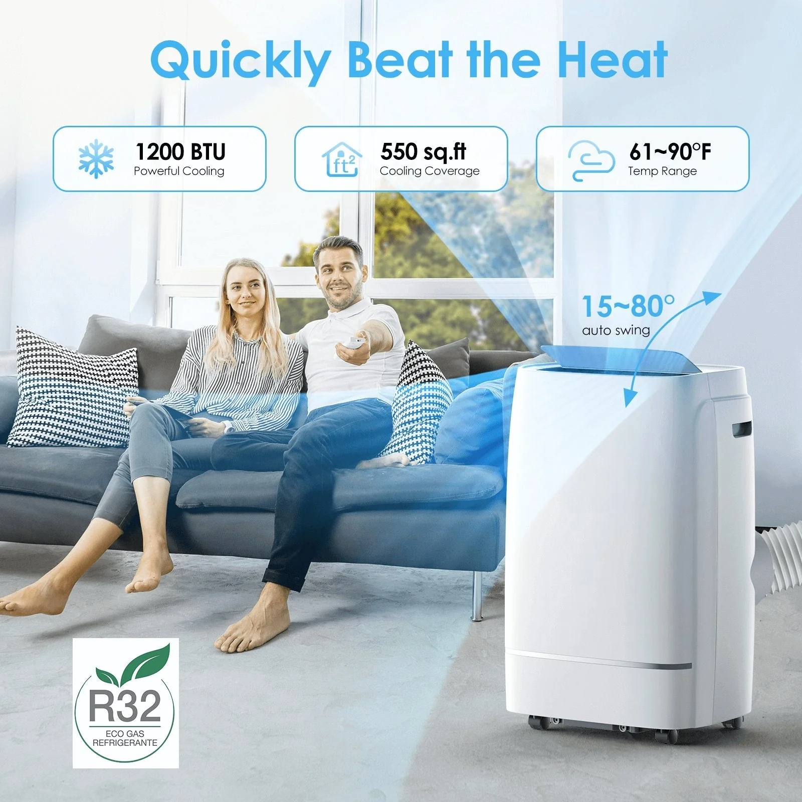 3-1 Portable Air Conditioner A4215 - Image 2