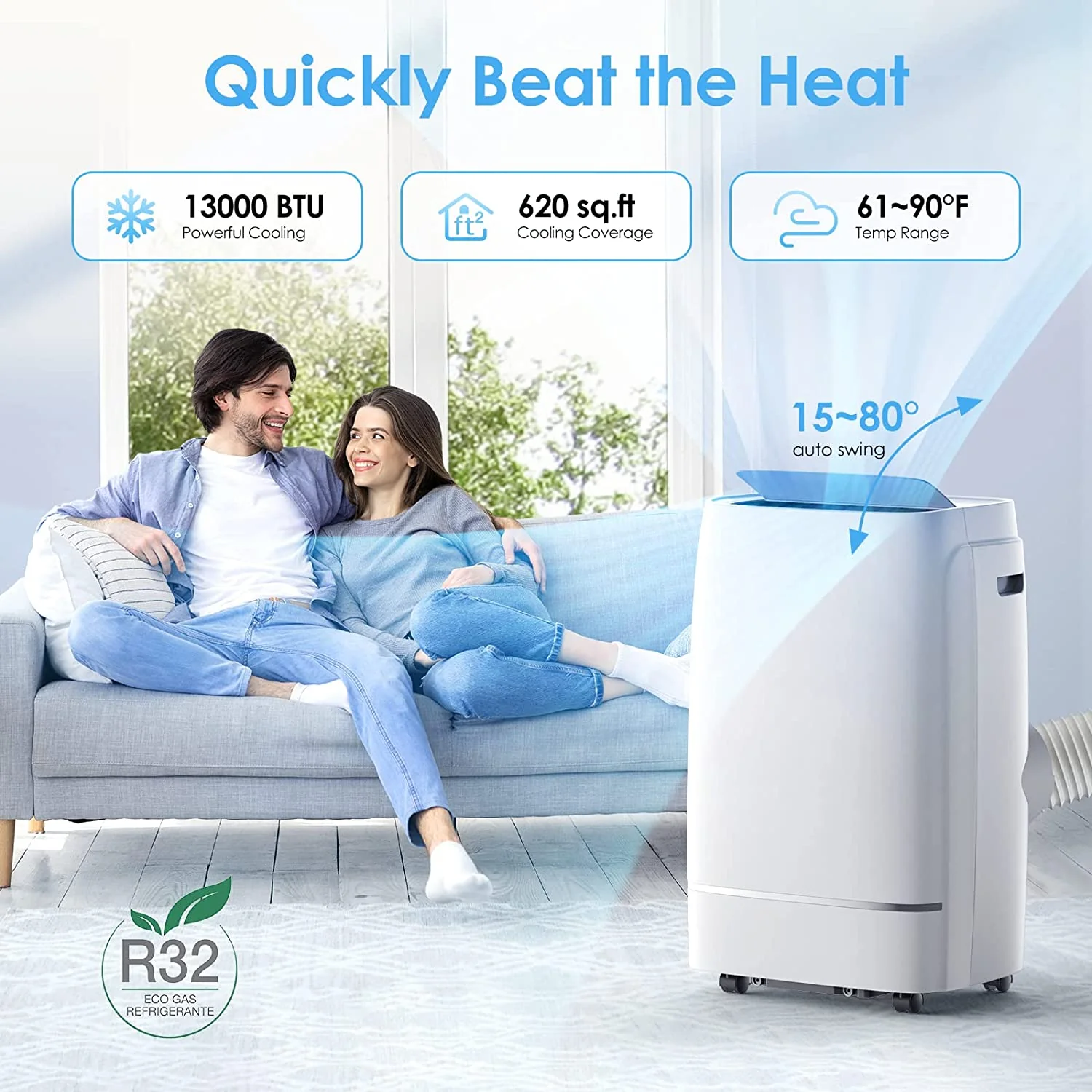 3-1 Portable Air Conditioner A4215 - Image 9