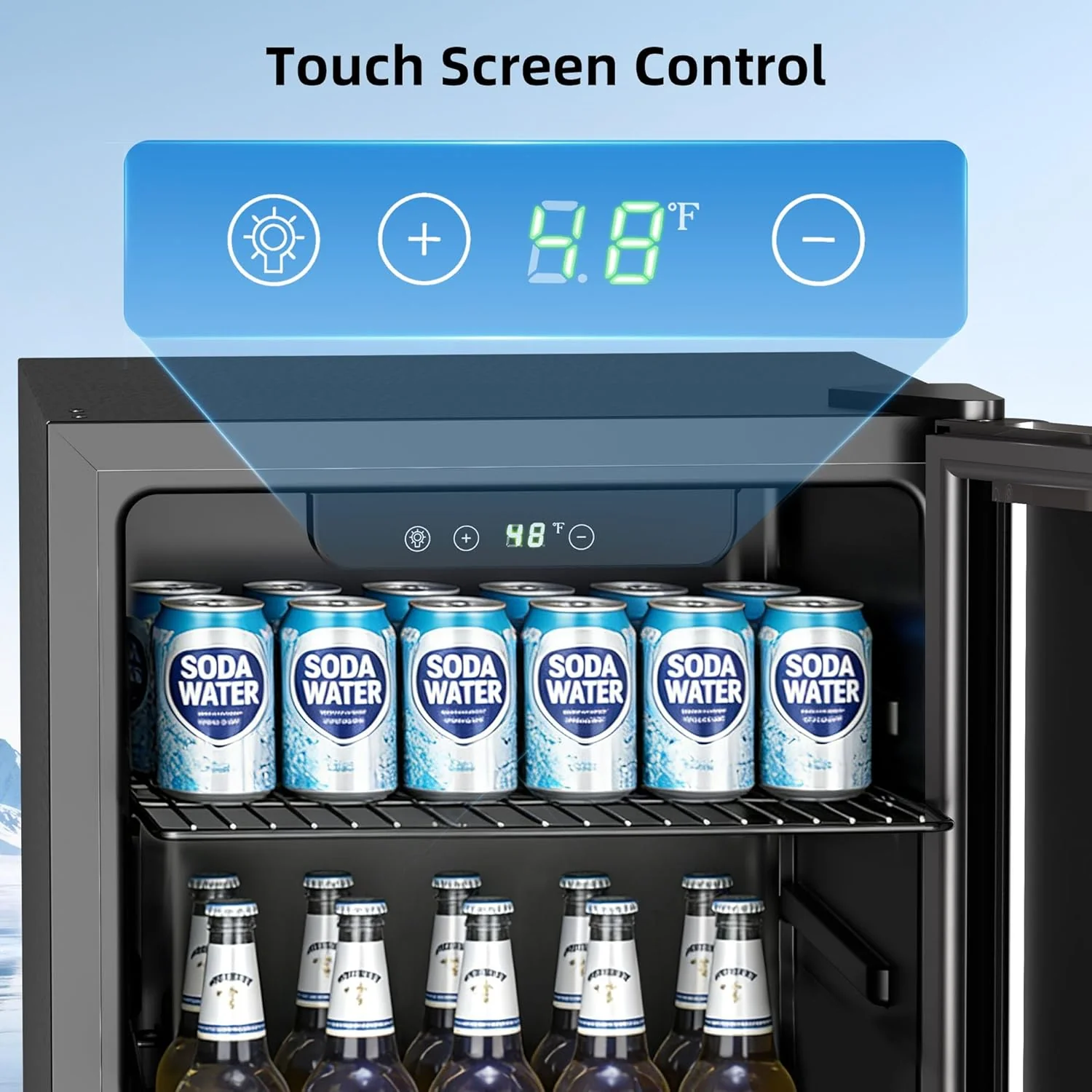 3.2 cu.ft  Wine Cooler/Cabinet Beverage Refrigerator W5899H - Image 17