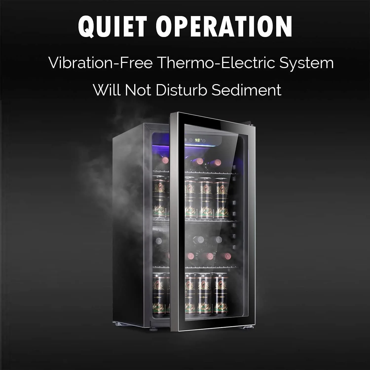 3.2 cu.ft  Wine Cooler/Cabinet Beverage Refrigerator W5899H - Image 2