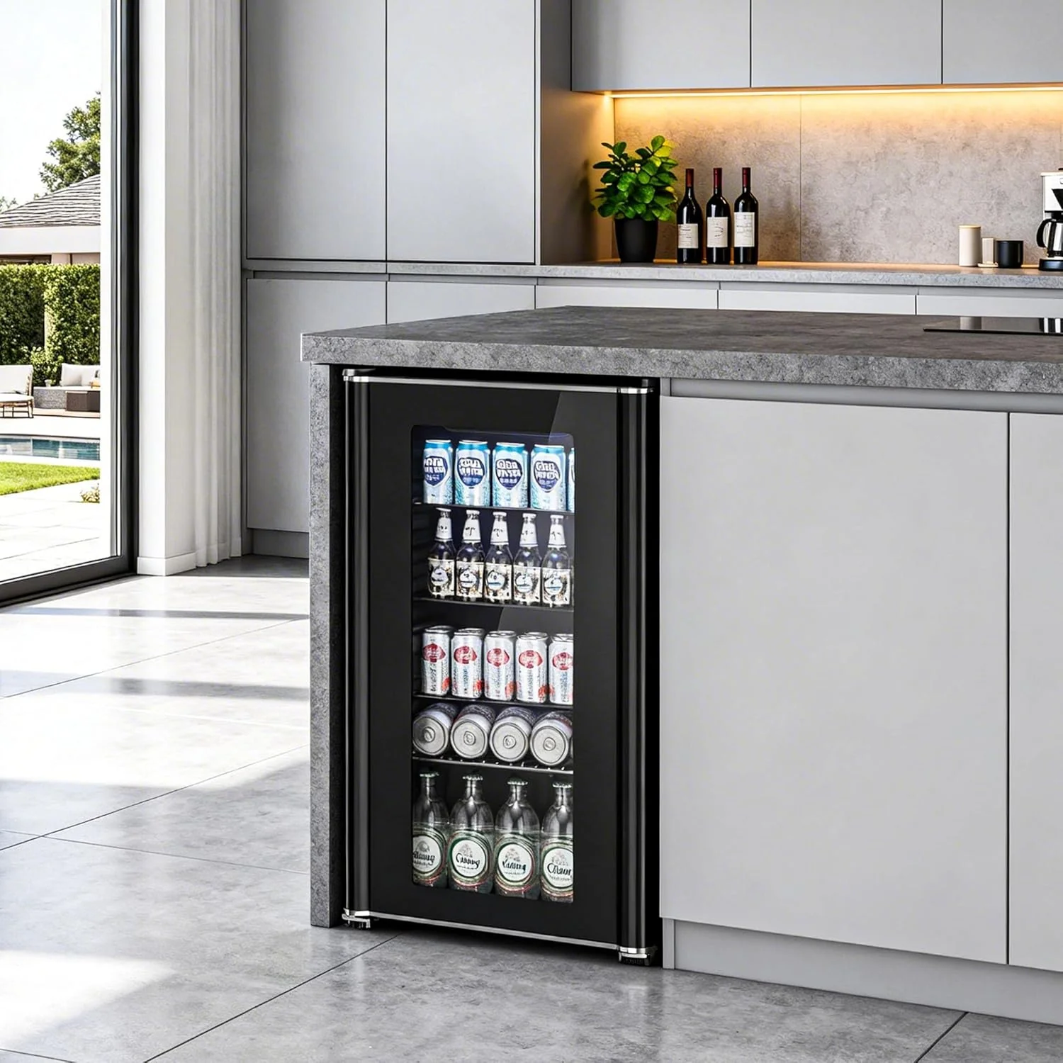 3.2 cu.ft  Wine Cooler/Cabinet Beverage Refrigerator W5899H - Image 21