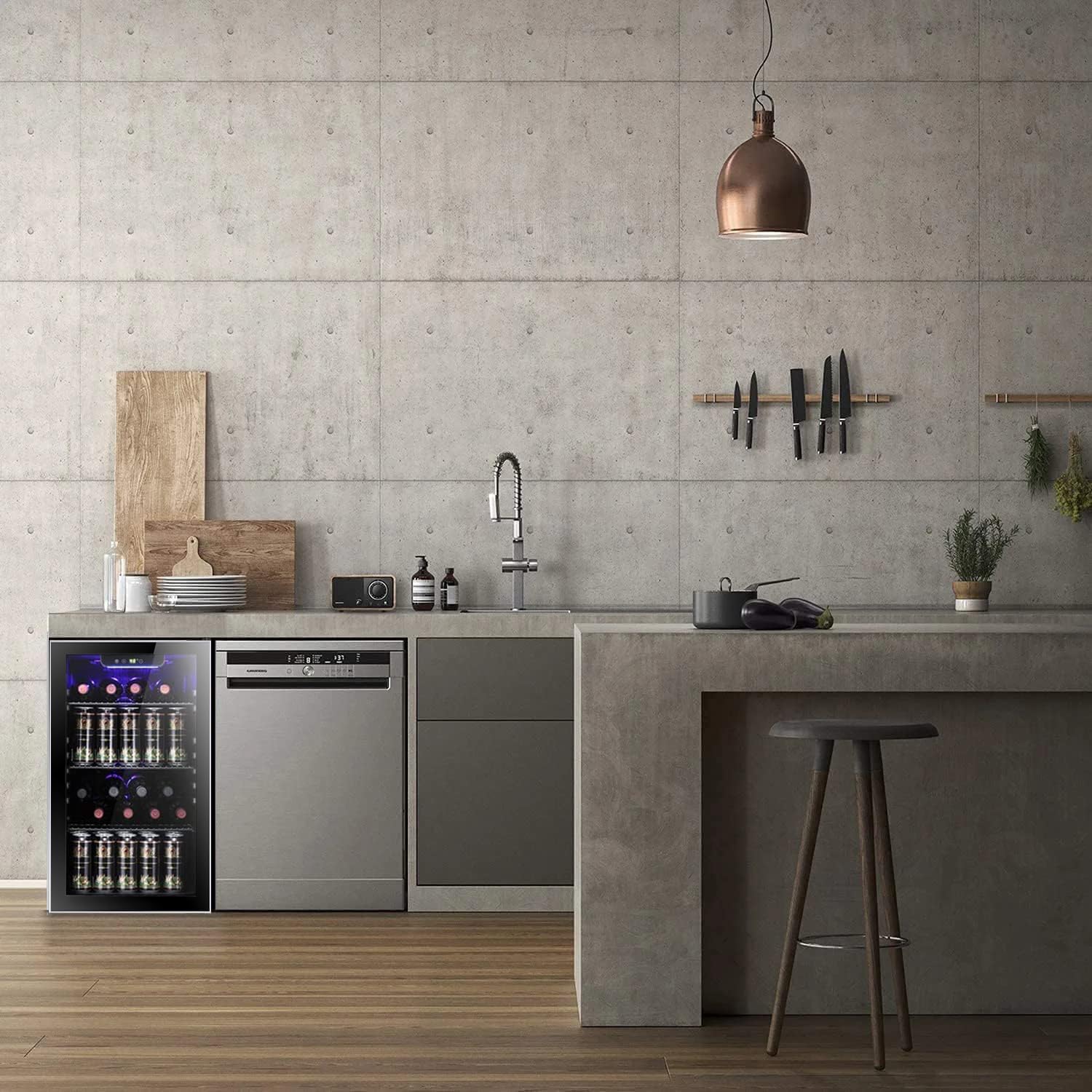 3.2 cu.ft  Wine Cooler/Cabinet Beverage Refrigerator W5899H - Image 7