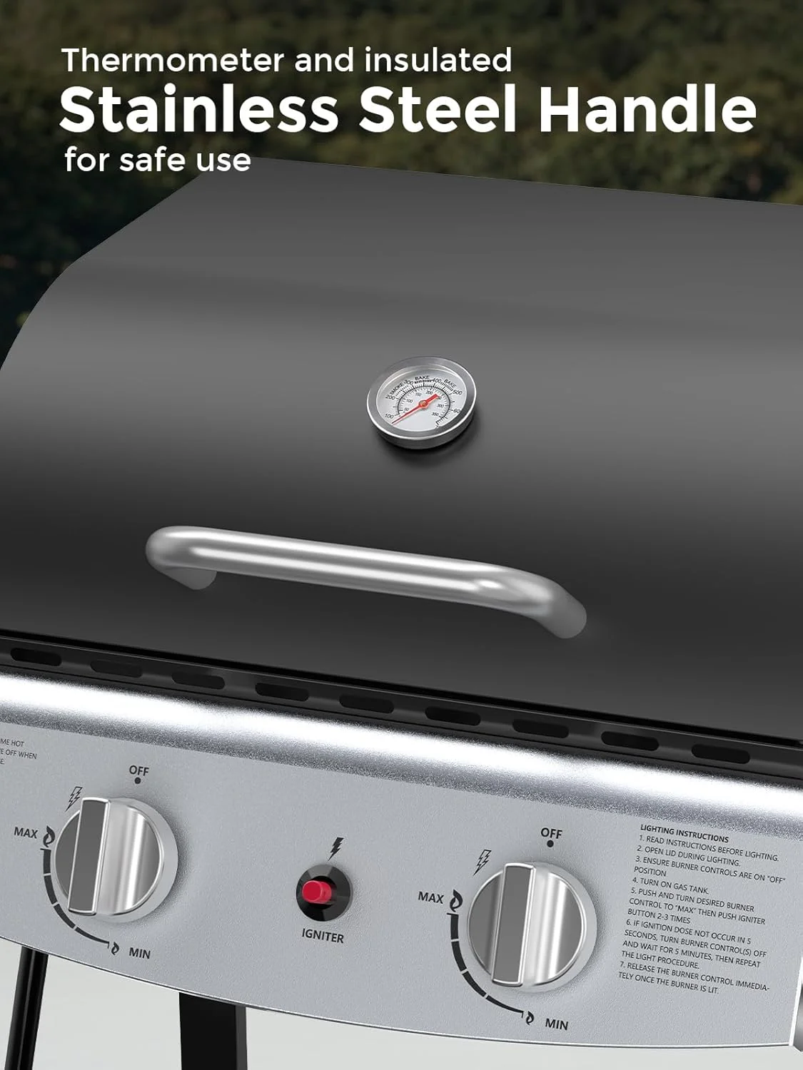 3 & 4-Burner Propane Gas Grills with Side Burners, for Outdoor Cooking, BBQ, Patio, Camping - Image 16