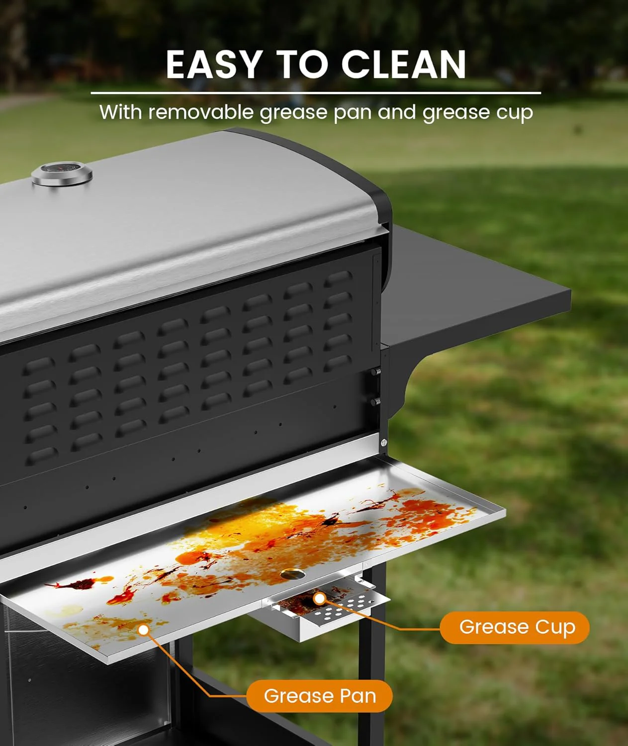 3 & 4-Burner Propane Gas Grills with Side Burners, for Outdoor Cooking, BBQ, Patio, Camping - Image 30
