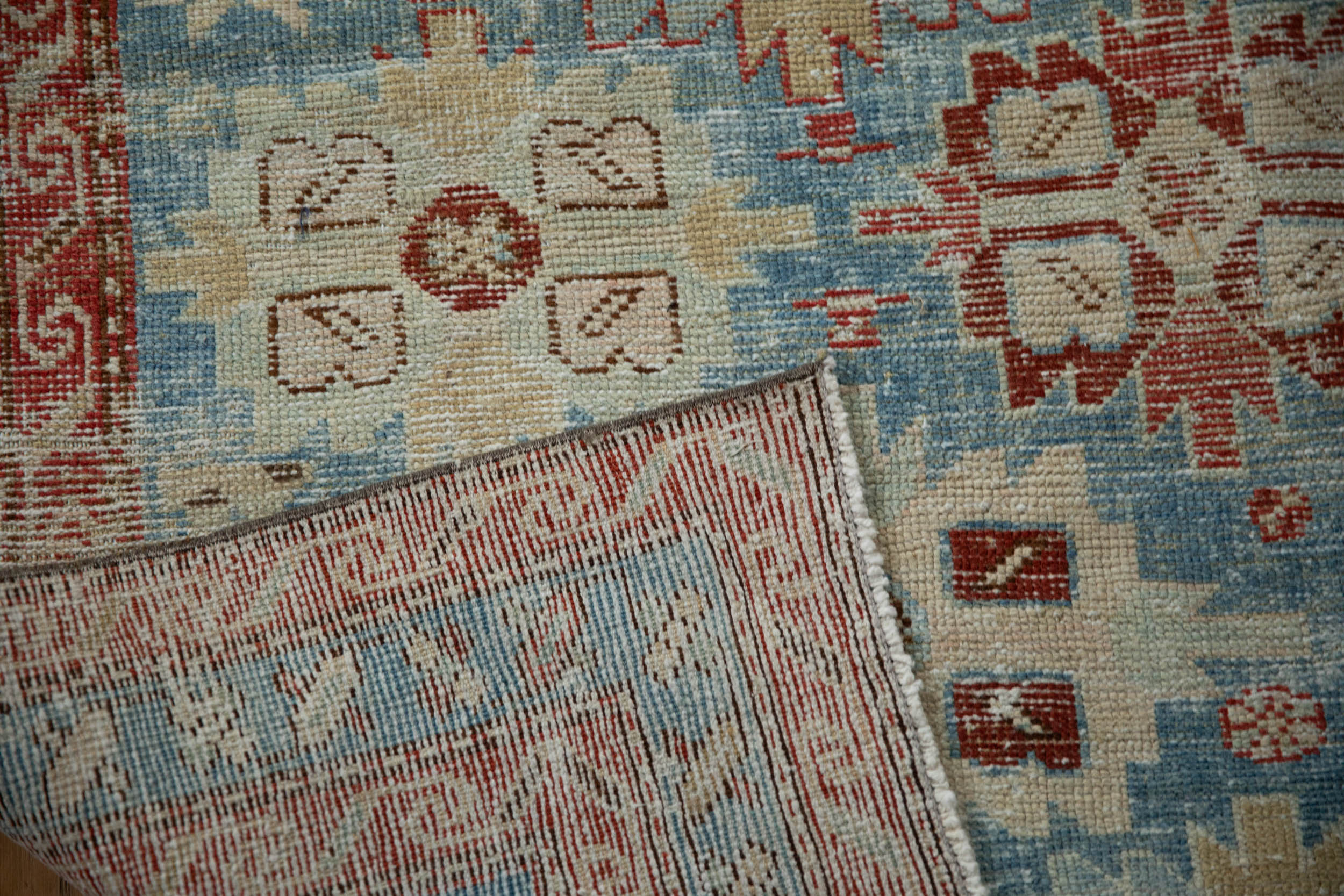 3.5x10.5 Antique Distressed Northwest Persian Rug Runner - Image 10