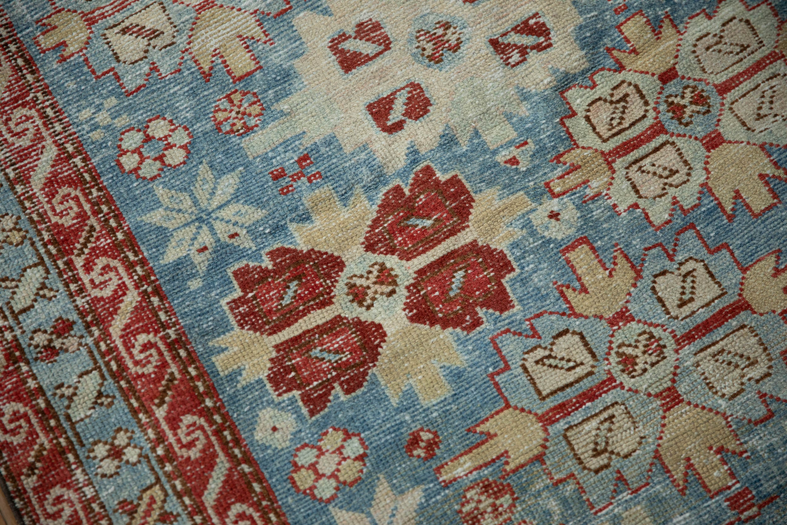 3.5x10.5 Antique Distressed Northwest Persian Rug Runner - Image 11