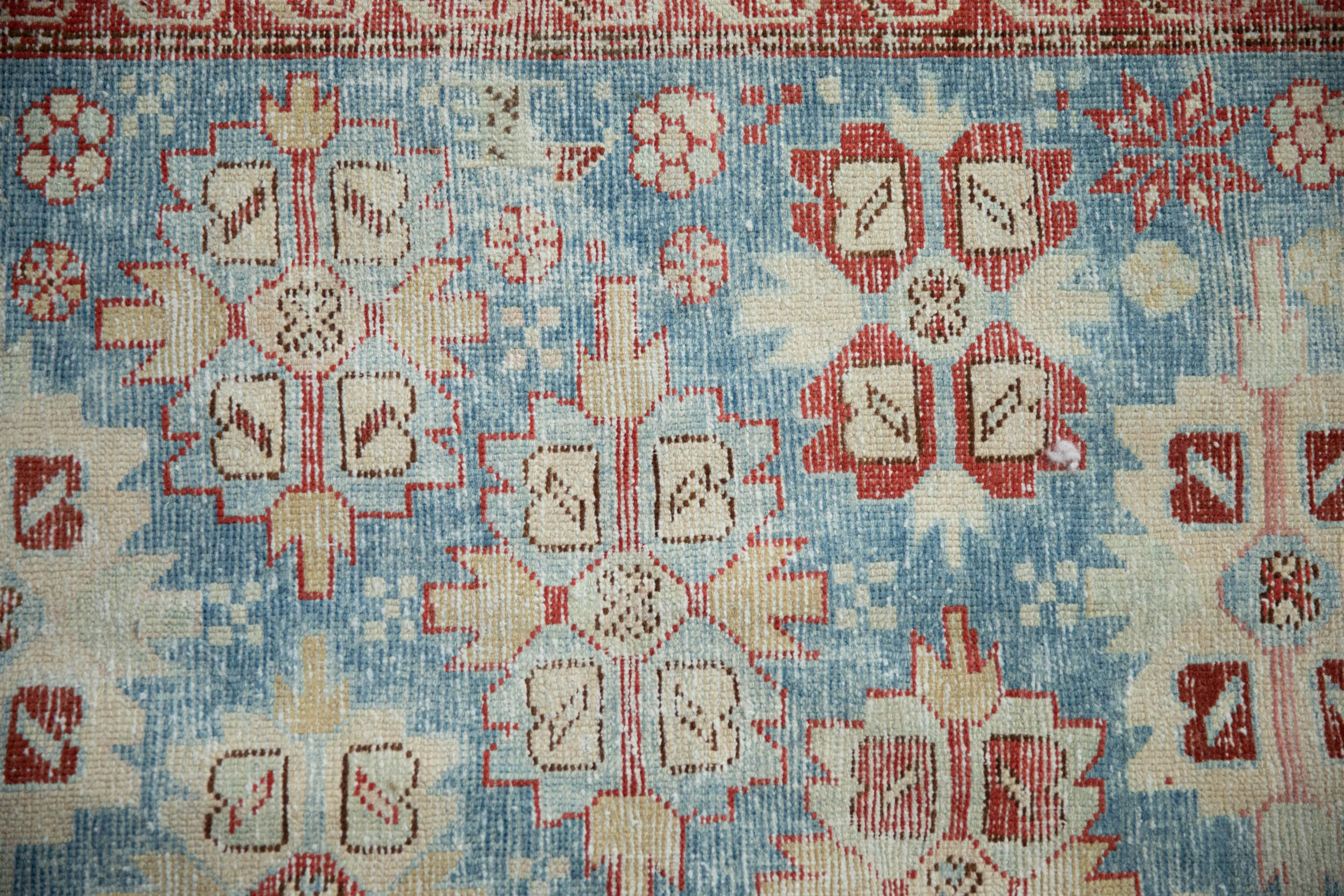 3.5x10.5 Antique Distressed Northwest Persian Rug Runner - Image 3