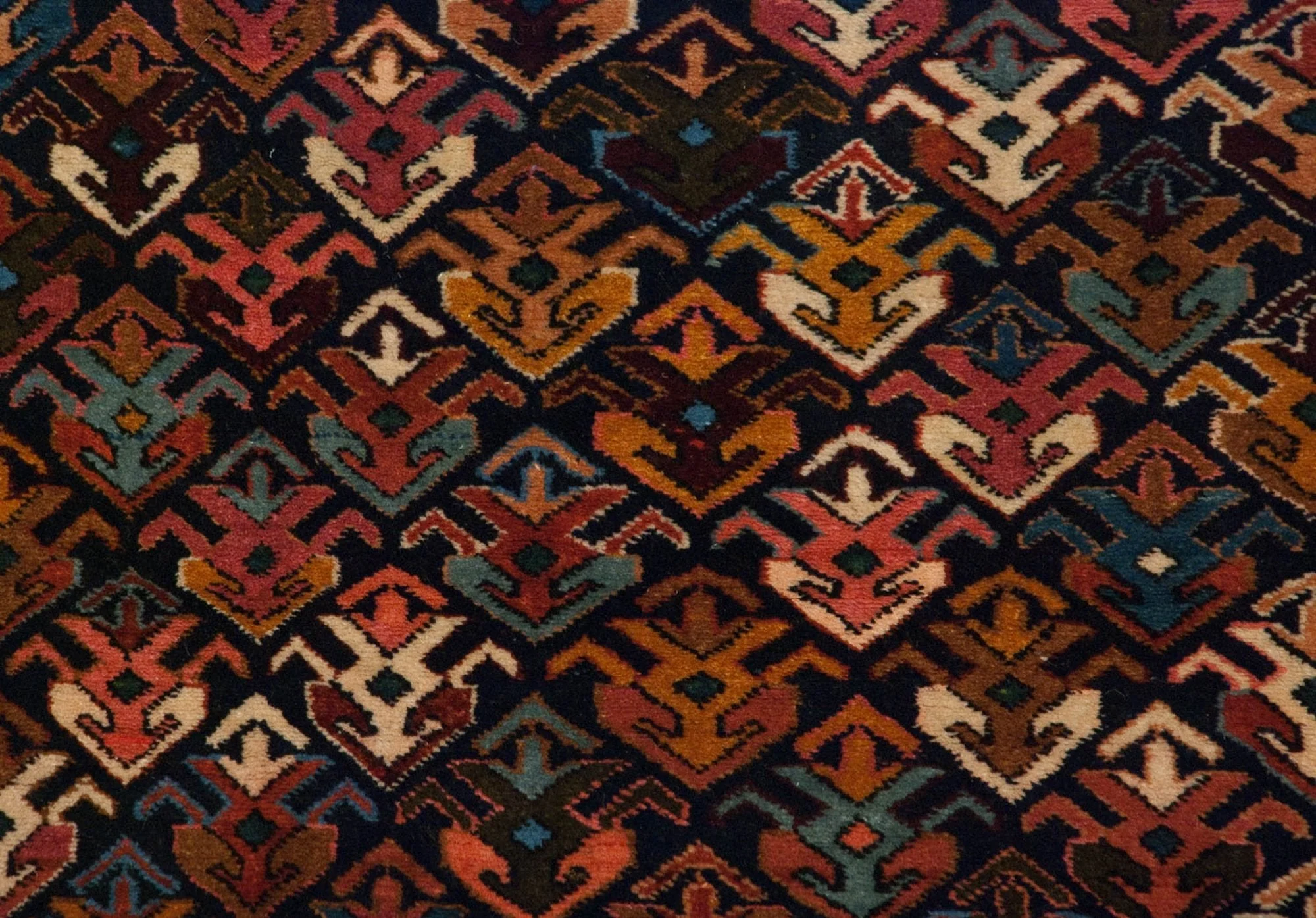3.5x10.5 Vintage Ardebil Rug Runner - Image 2